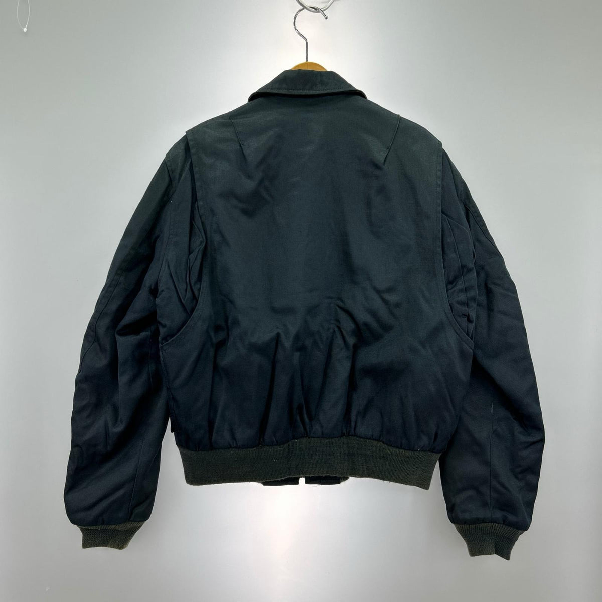 ジャケット CWU-55 ナイロン 紺 USA製 (S) S ネイビー