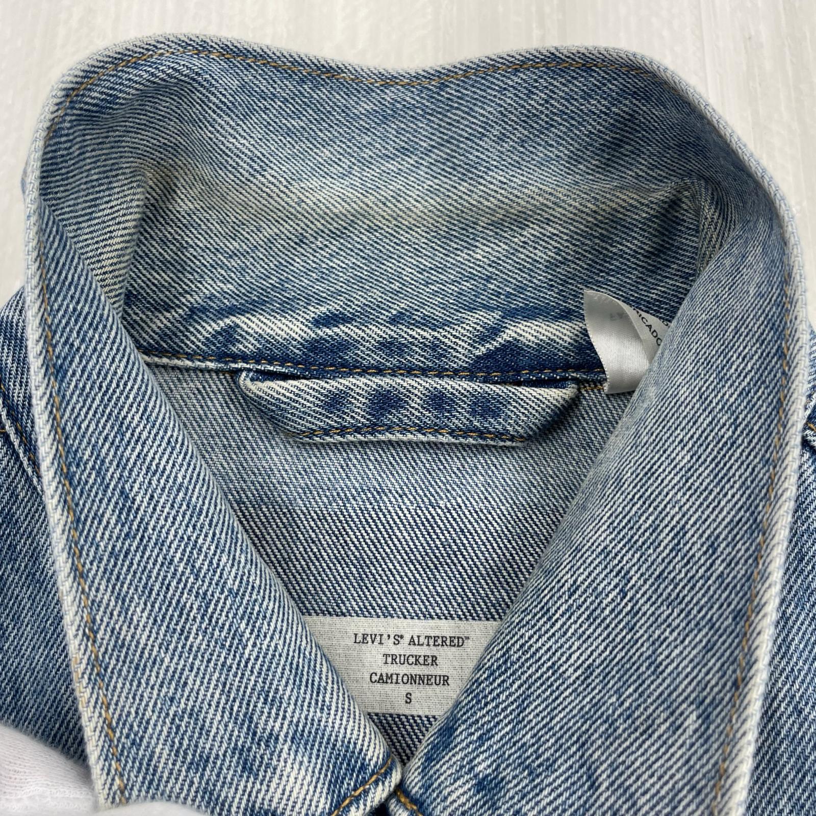 デニムジャケット ALTERED TRUCKER インディゴ (S) S ブルー