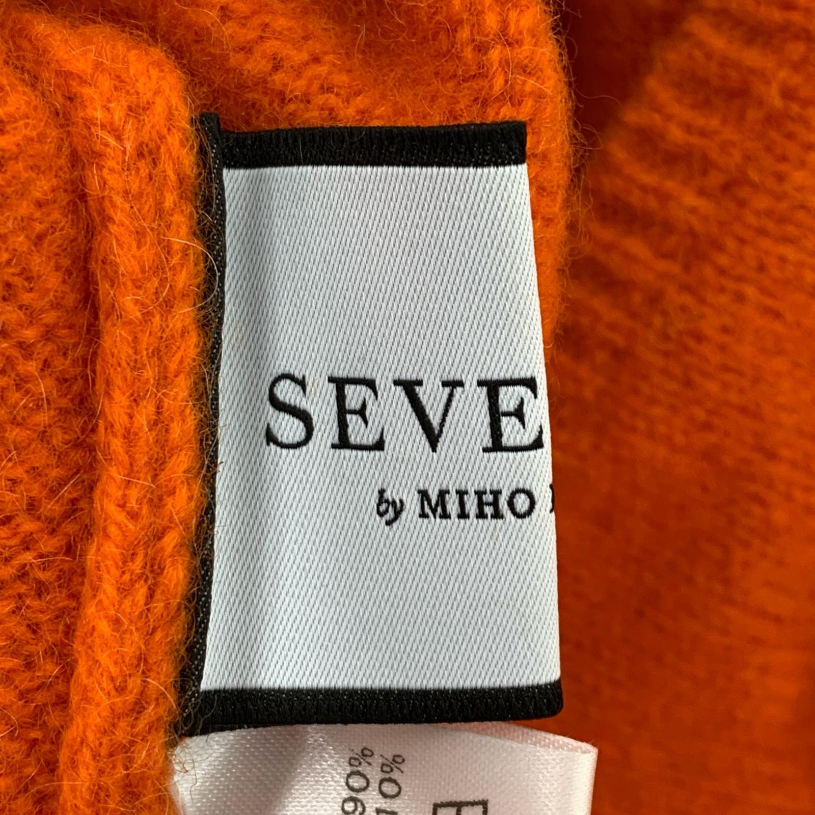 ワンピース SEVEN TEN ニット S オレンジ