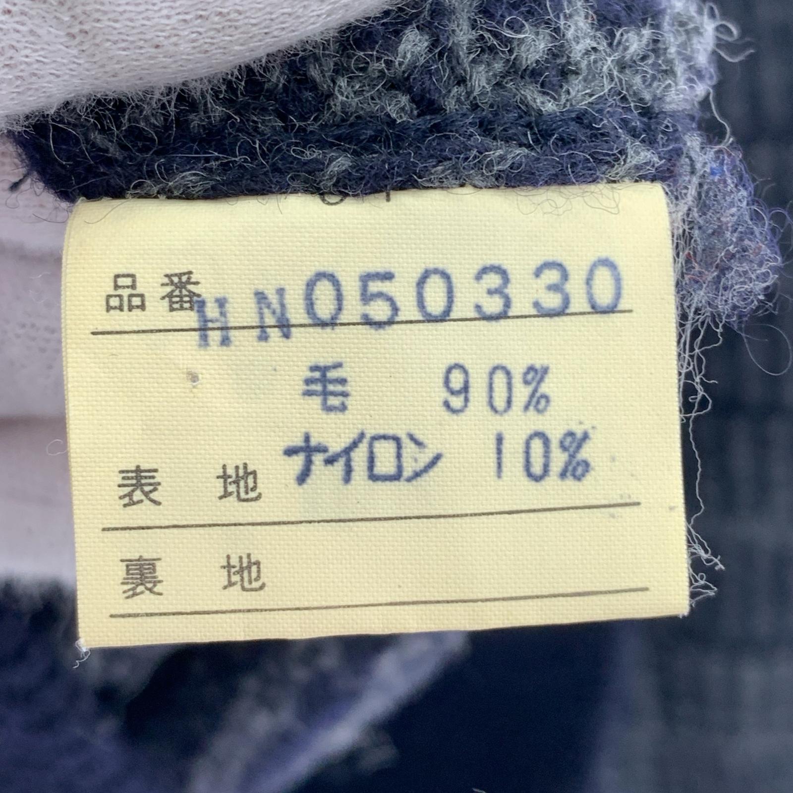 ニット デカオム Vネックニット ブラック