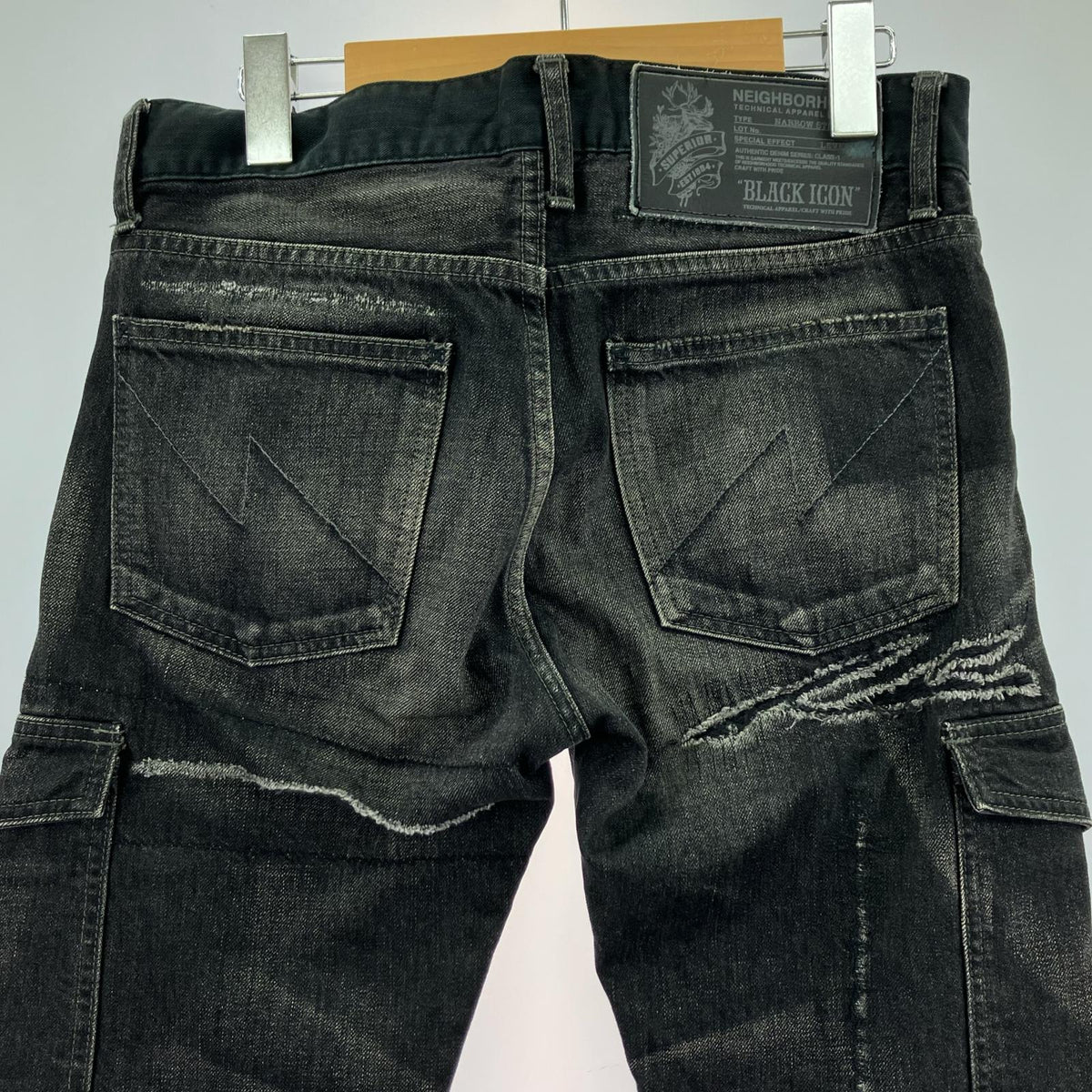デニムパンツ 11SS ANTHONY SAVAGE.MID S ブラック
