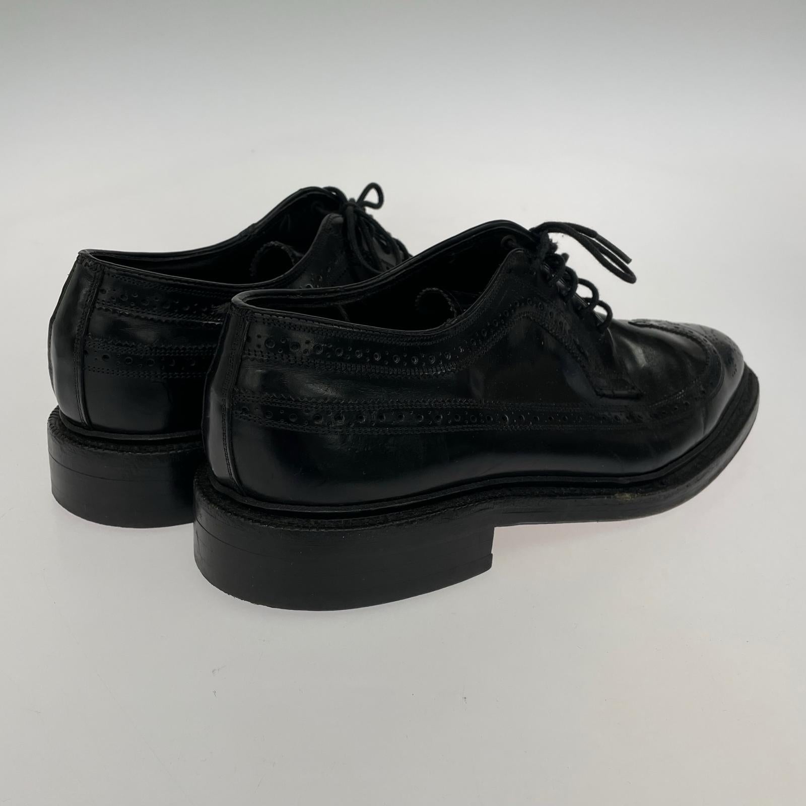 シューズ JOHNSTON&MARPHY HERITAGE ウィングチップシューズ ブラック