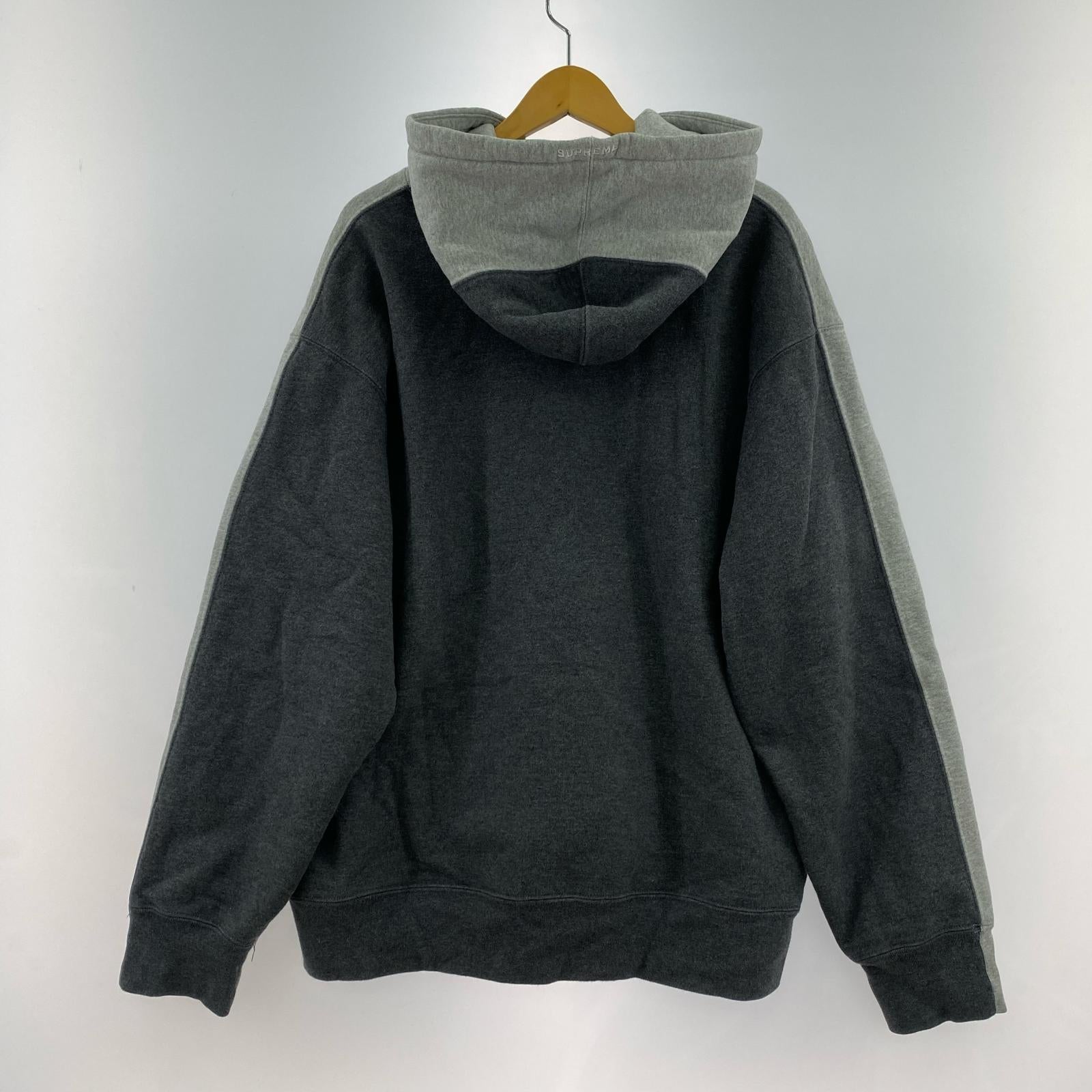 パーカー Supreme 21AW S Logo Split Hooded Sweatshirt L グレー