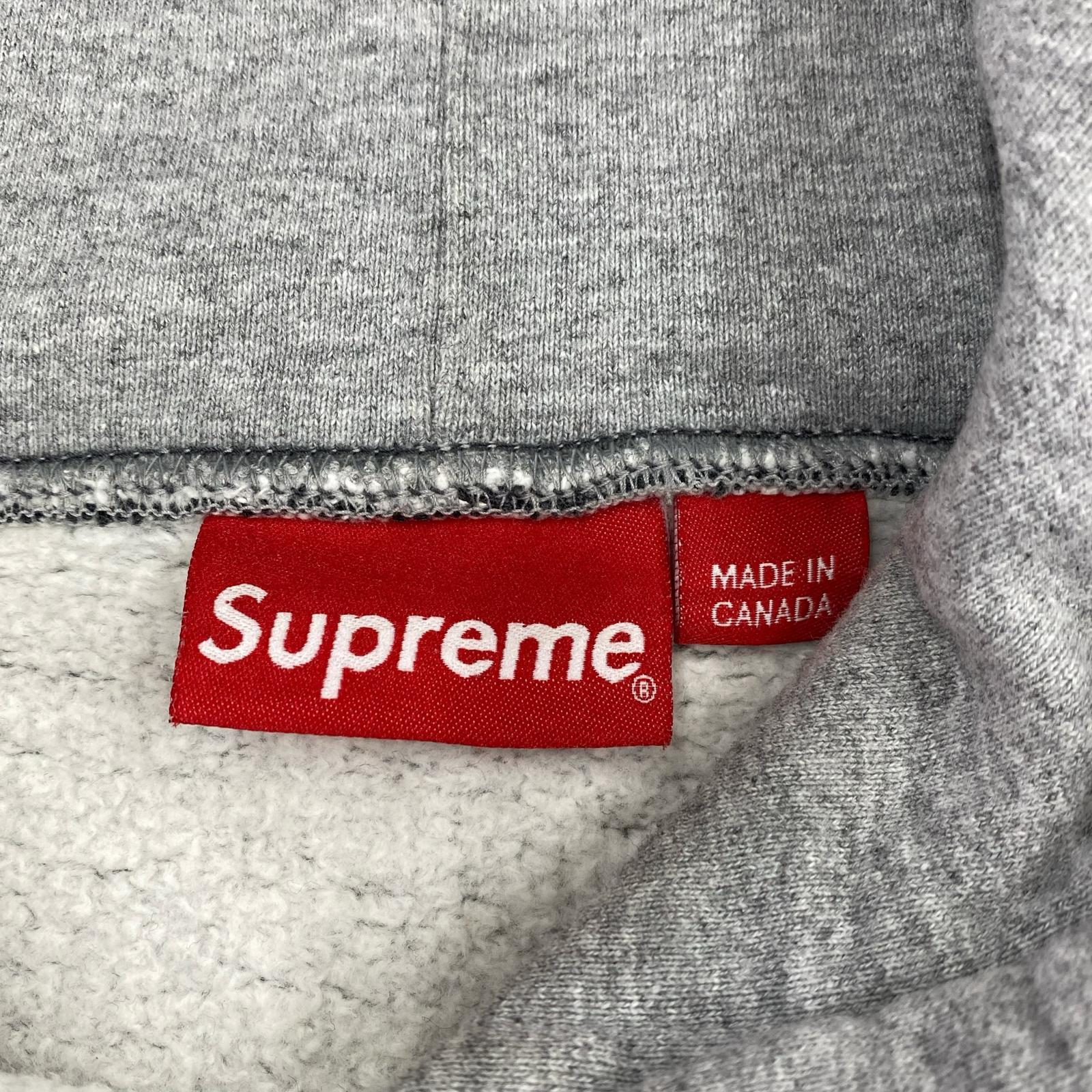 パーカー Supreme 21AW S Logo Split Hooded Sweatshirt L グレー