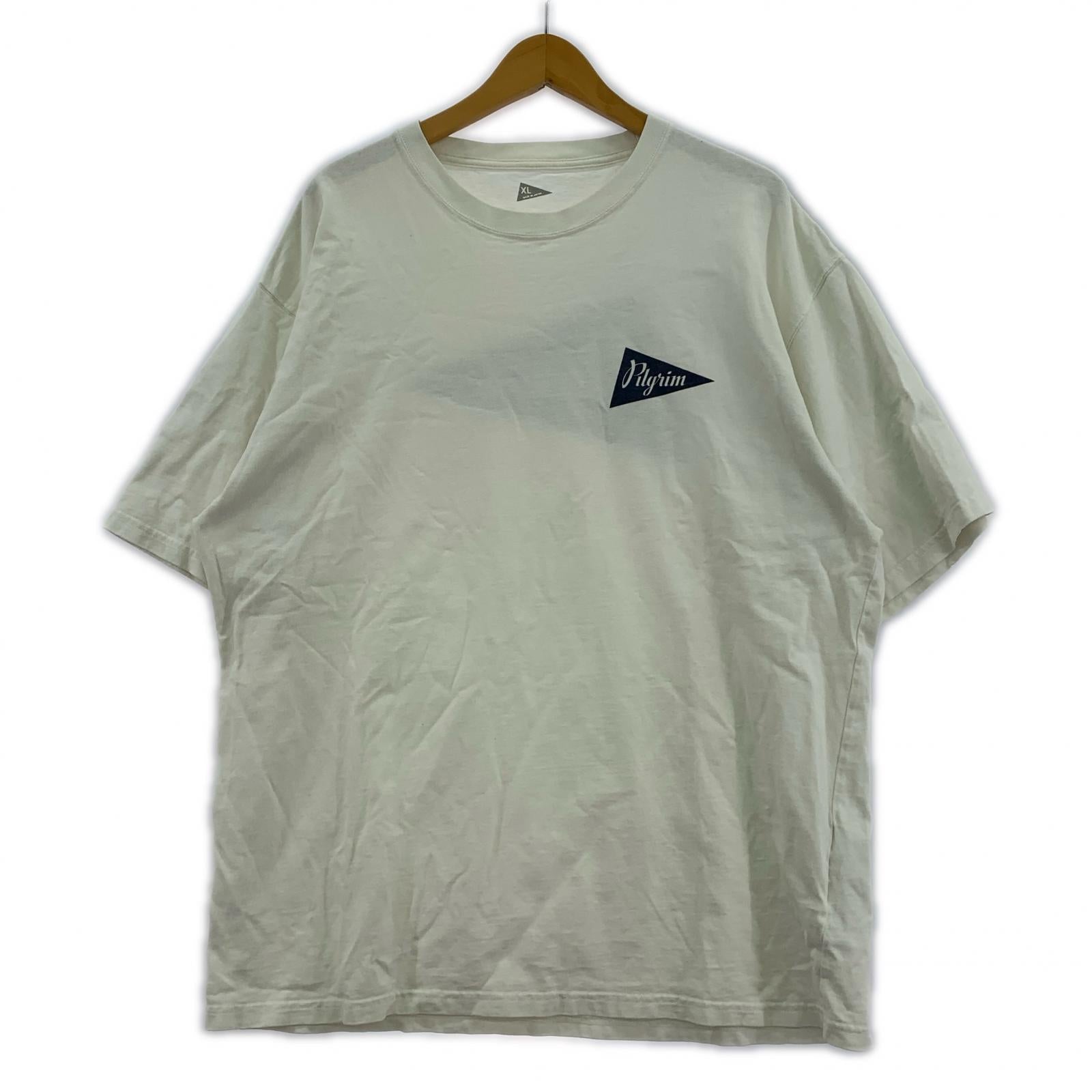 長袖Tシャツ Pilgrim Pennant Print Tee ホワイト