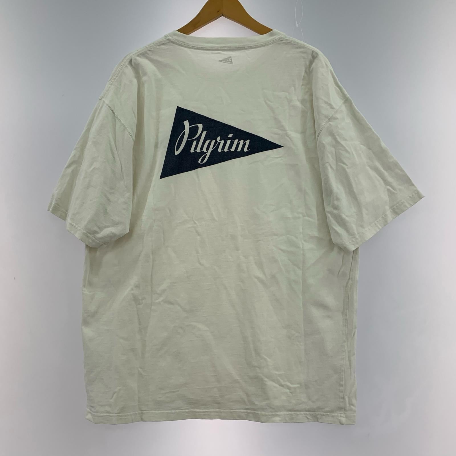 長袖Tシャツ Pilgrim Pennant Print Tee ホワイト
