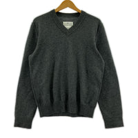 ニット 21FW 4ステッチ カシミヤ Vネック グレー M グレー