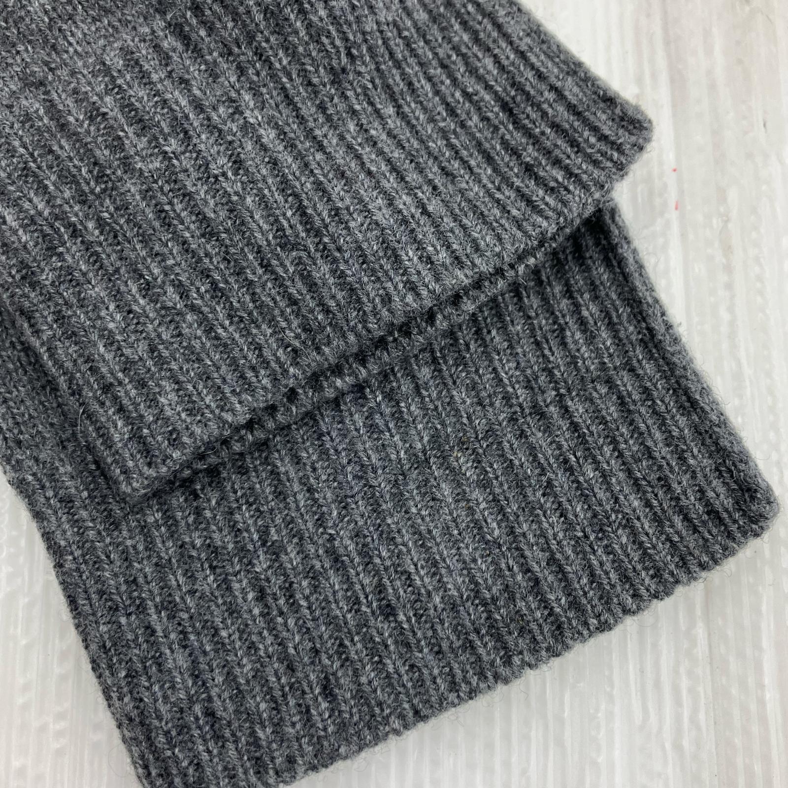ニット 21FW 4ステッチ カシミヤ Vネック グレー M グレー