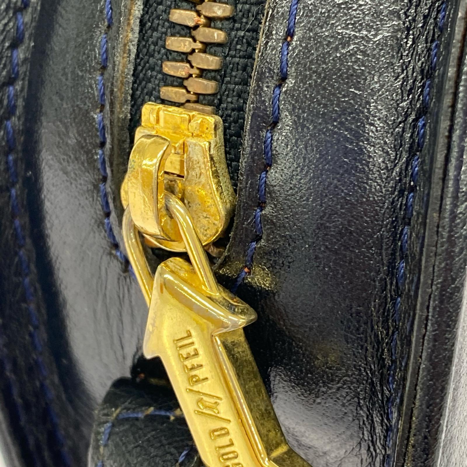 ショルダーバッグ GOLD PFEIL レザー 黒 ブラック