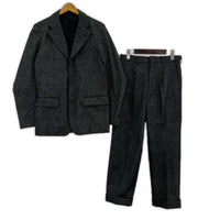 セットアップ HOMME PLUS ウール 灰 S ブラック