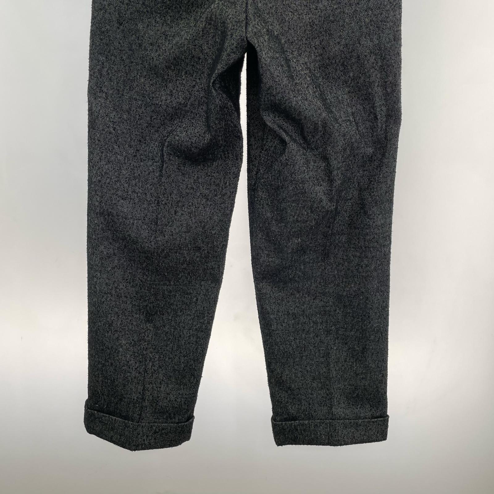 セットアップ HOMME PLUS ウール 灰 S ブラック