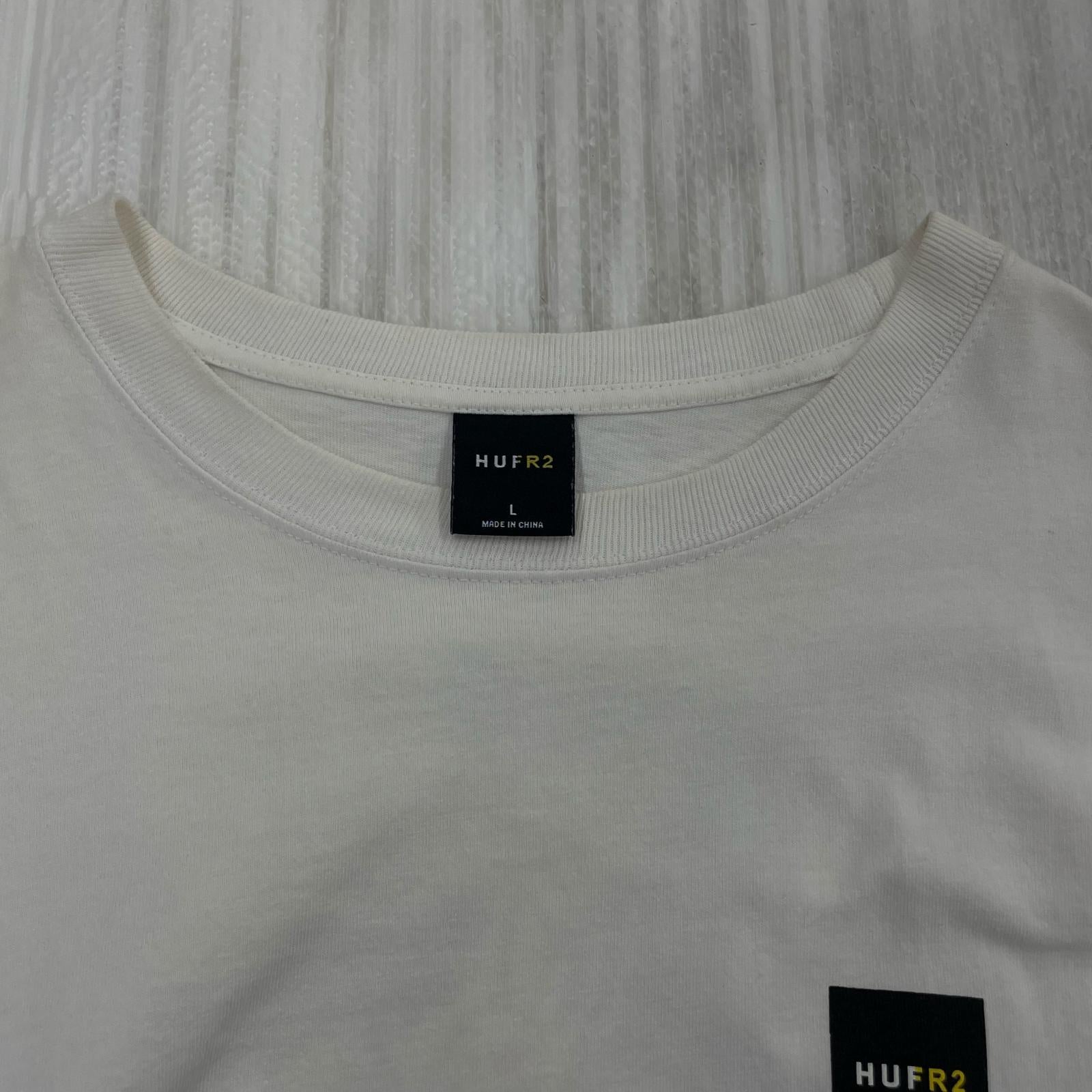 長袖Tシャツ HUF ロンT L ホワイト