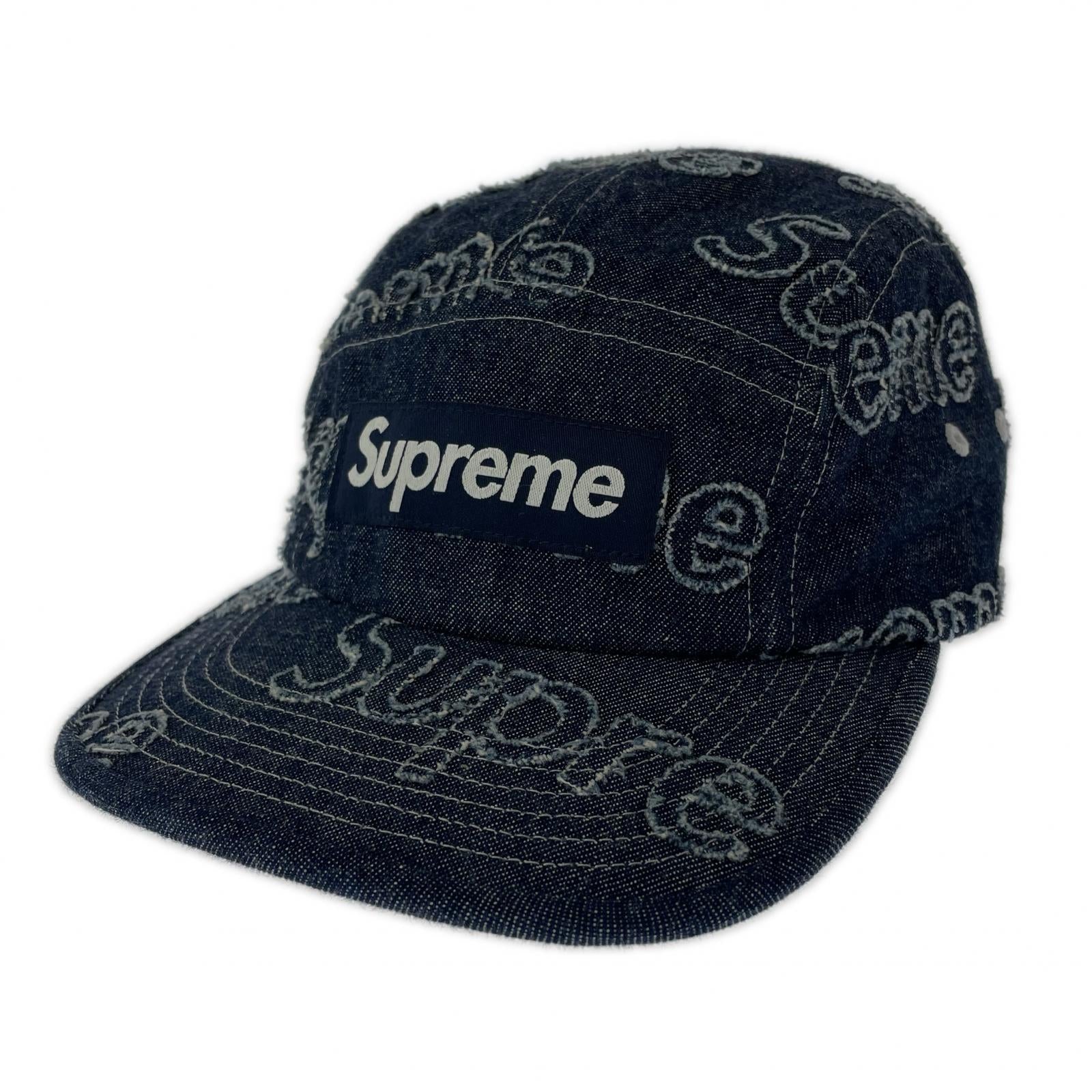 キャップ Lasered Denim Camp Cap ネイビー