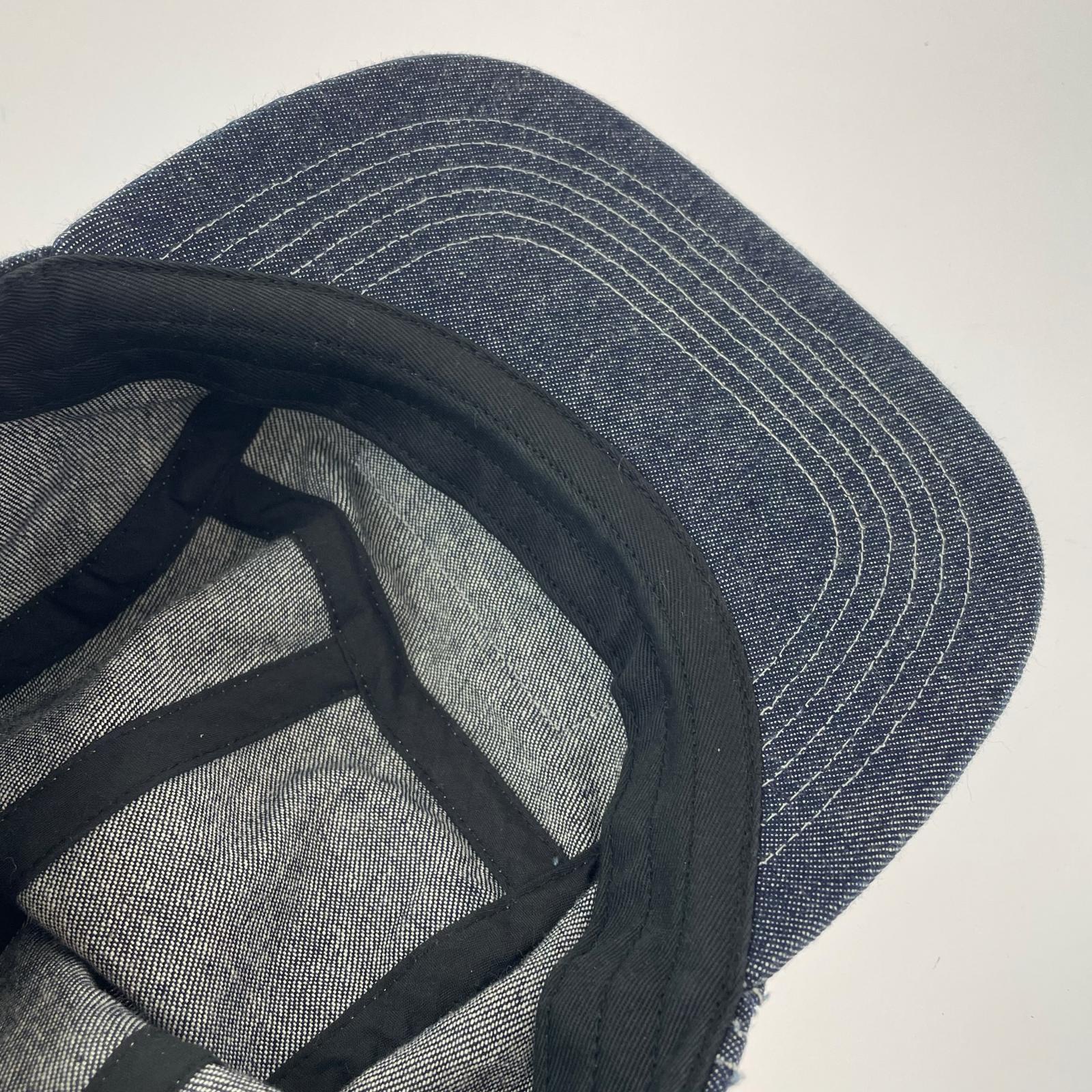 キャップ Lasered Denim Camp Cap ネイビー