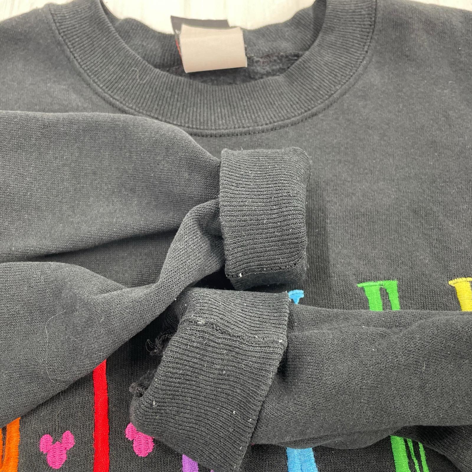 スウェット 90s MICKEY UNLIMITED (L) USA製 L ブラック