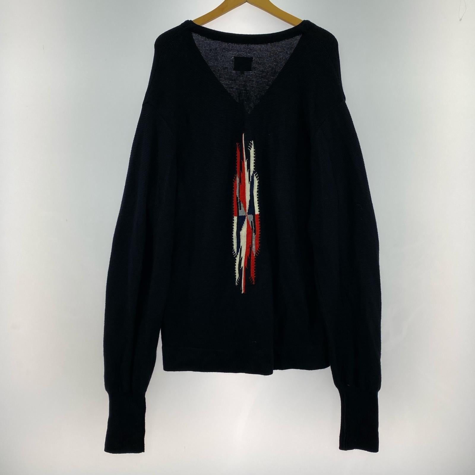 カーディガン V NECK CARDIGAN CHIMAYO 黒 M M ブラック