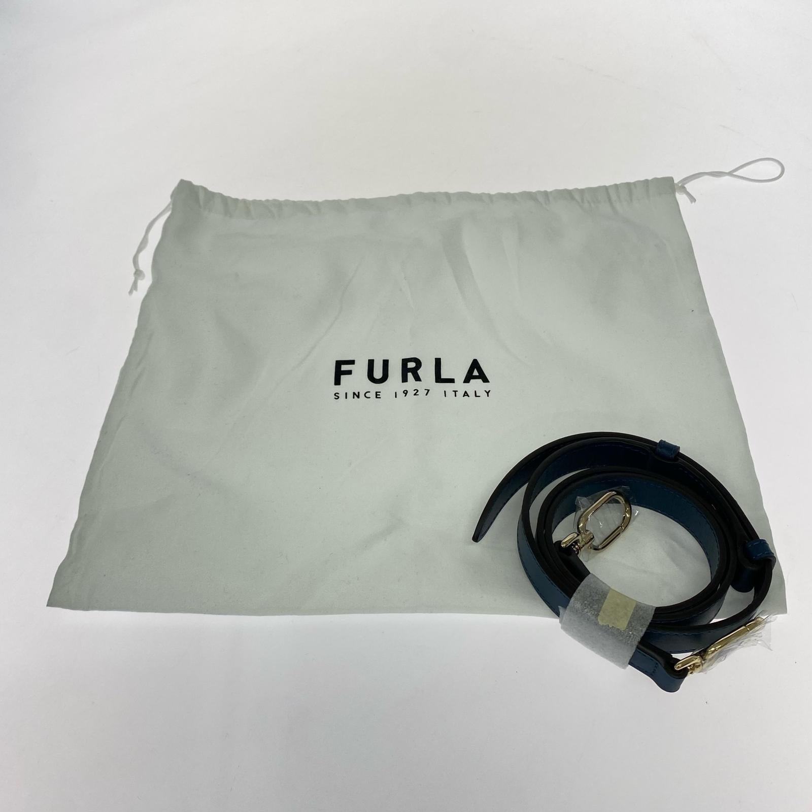 ハンドバッグ EMMA MINI TOP HANDLE ネイビー ネイビー