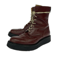 ブーツ foot the coacher サイドジップブーツ 赤 (10)