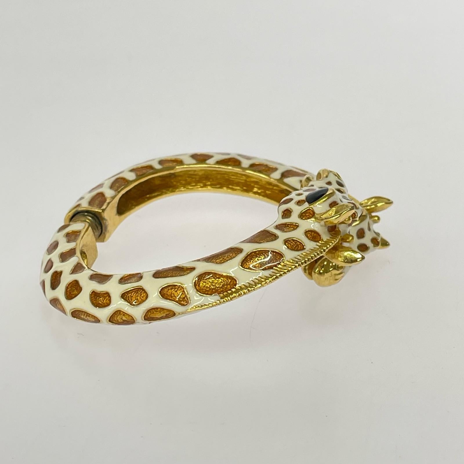 ブレスレット Kenneth Jay Lane ジラフ 白金
