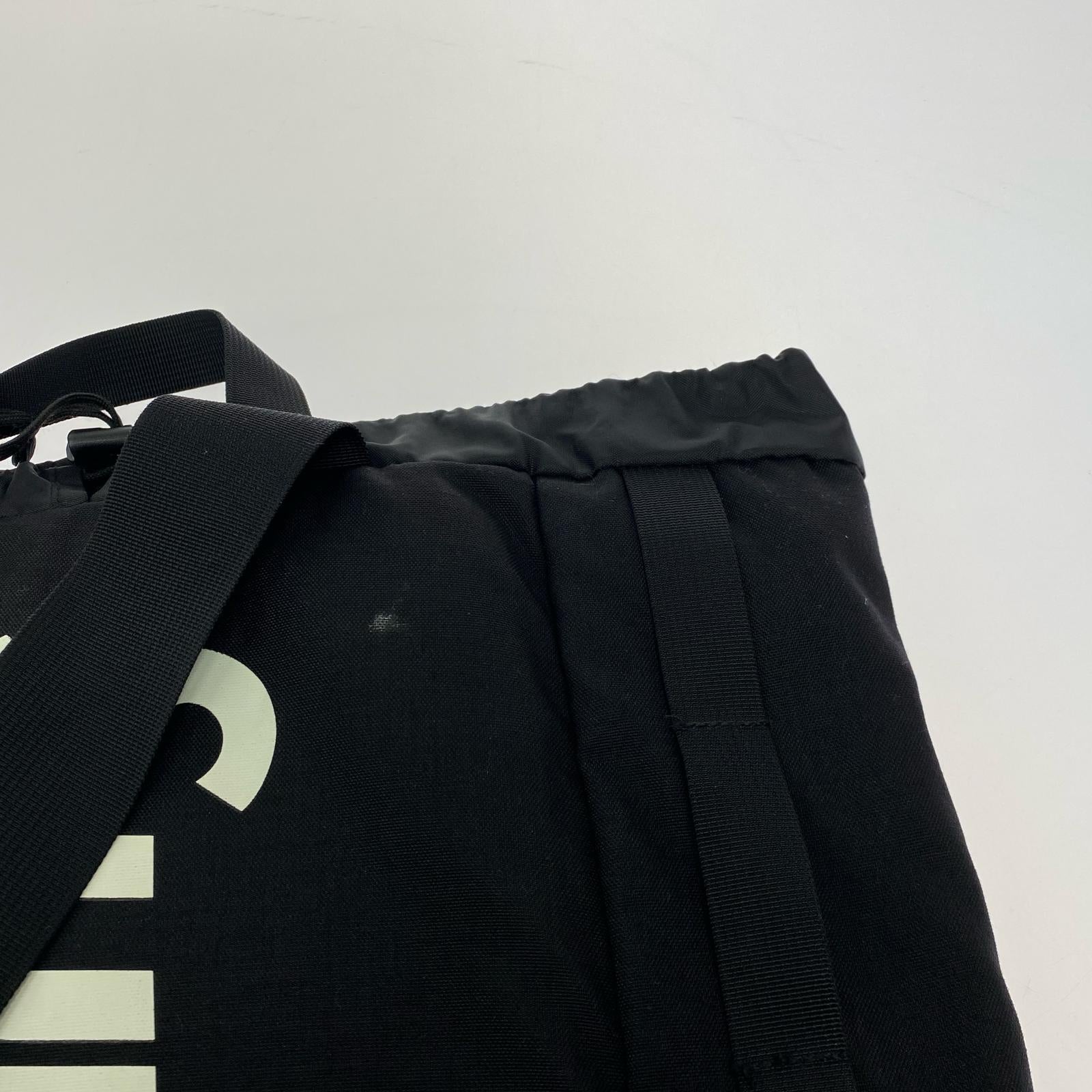 リュック・デイパック 15SS メッシュバッグ 黒 ブラック
