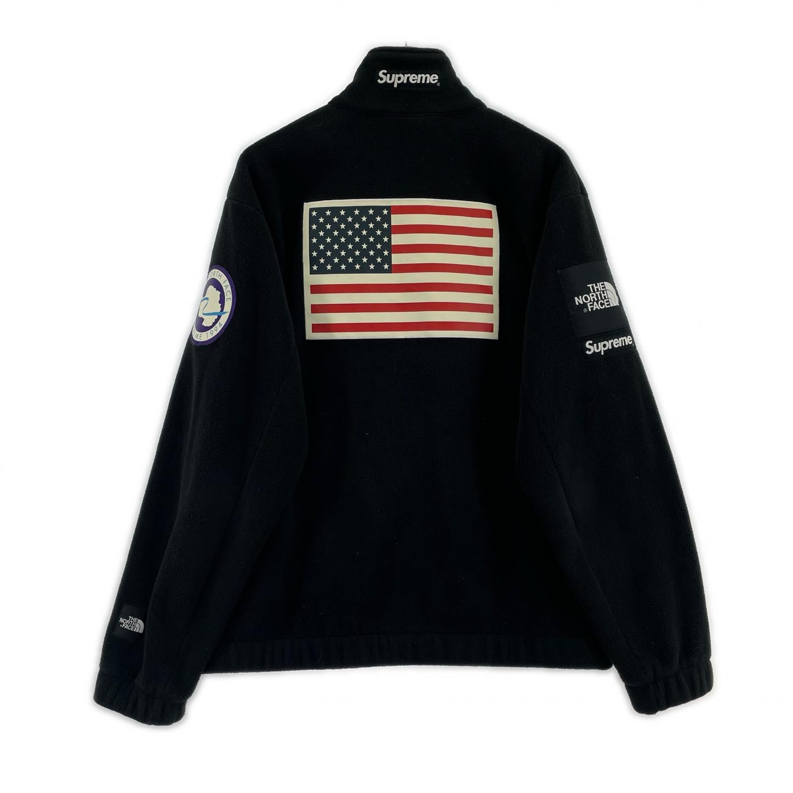 ジャケット × Supreme NL017031 フリースジャケット M ブラック