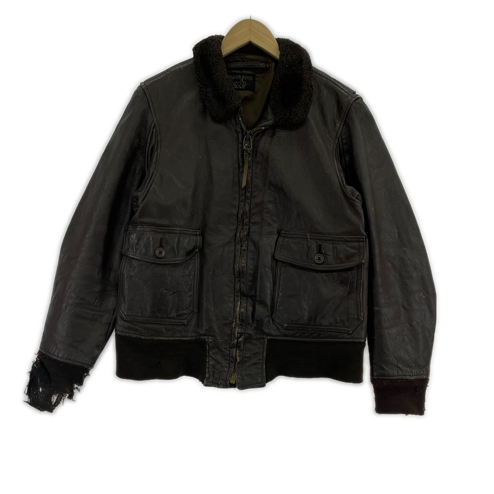 ジャケット US NAVY G-1 Jacket Vietnam War ブラウン