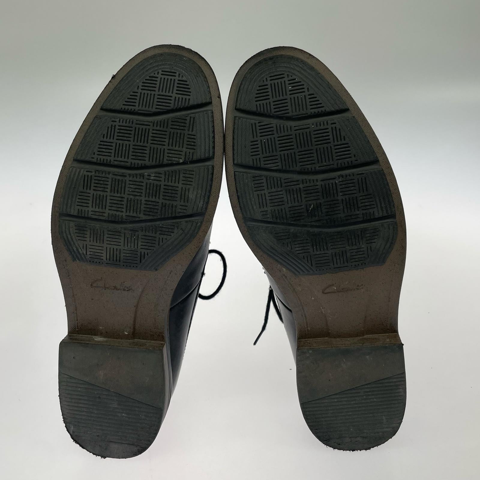 シューズ Clarks レザーシューズ 黒 (25) ブラック