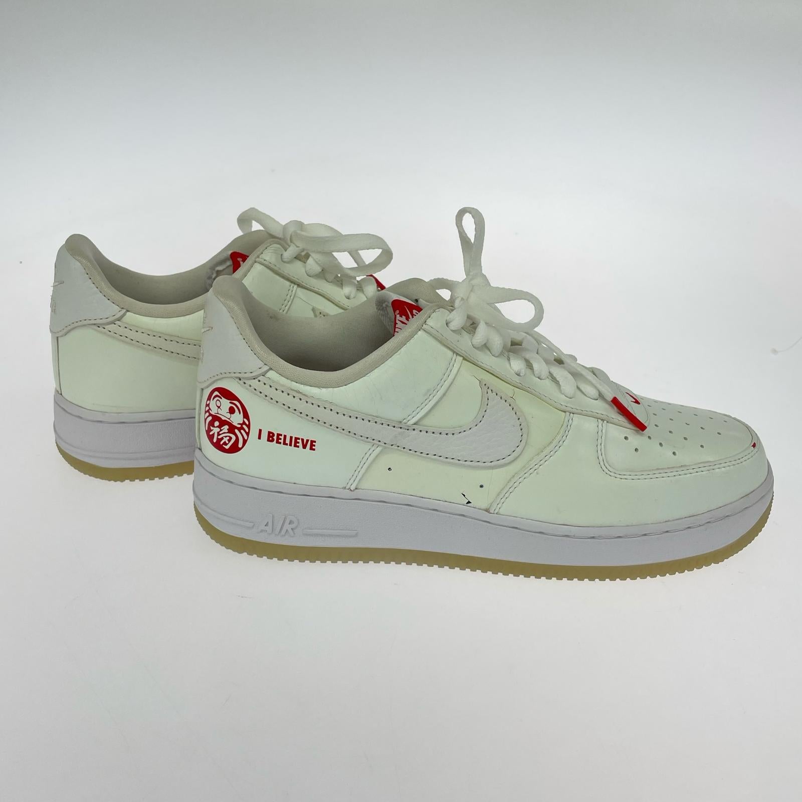 スニーカー AIR FORCE 1 I Believe 達磨 26.0cm 26cm (US8 UK7 1/2 EU42) ホワイト