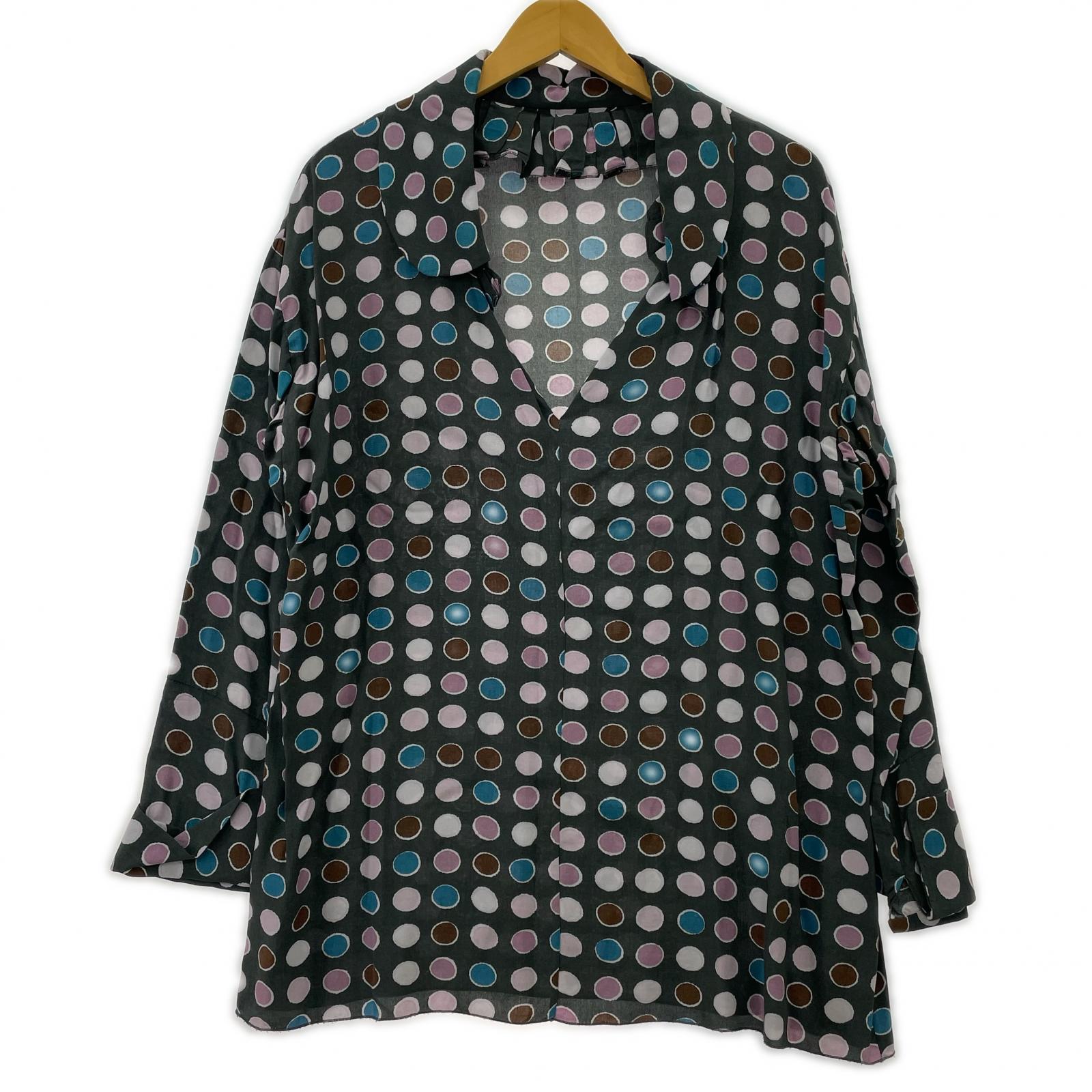 半袖Tシャツ ドット VISCOSE ドット ブラウス 40 マルチカラー