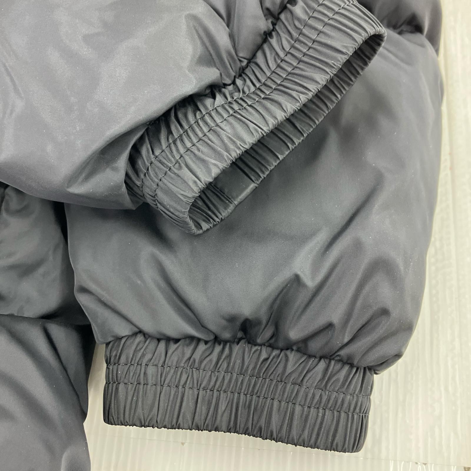 ダウンジャケット ICON HOODED DOWN JACKET S ブラック