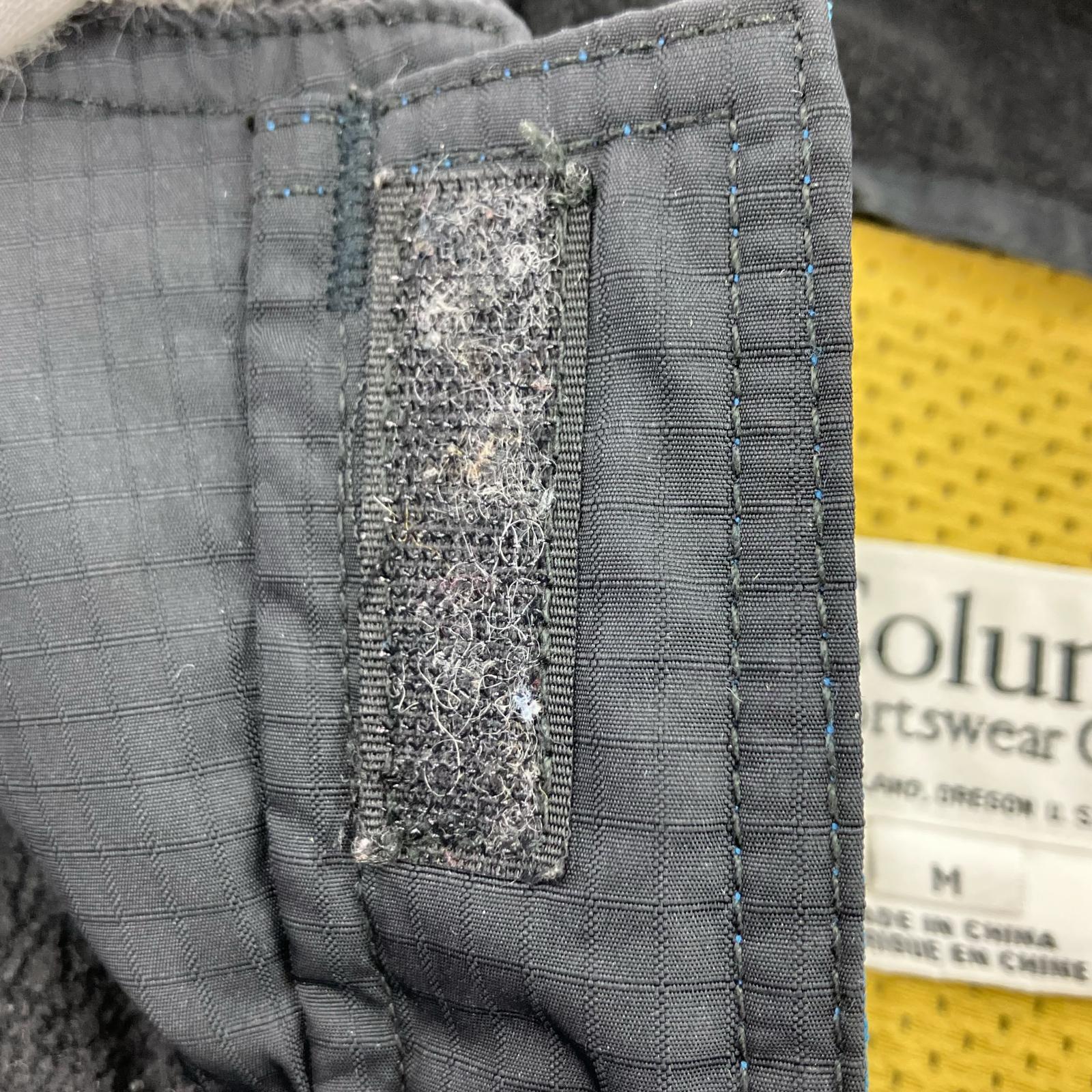 ジャケット ハーフジップ フリース 白タグ M ブラック