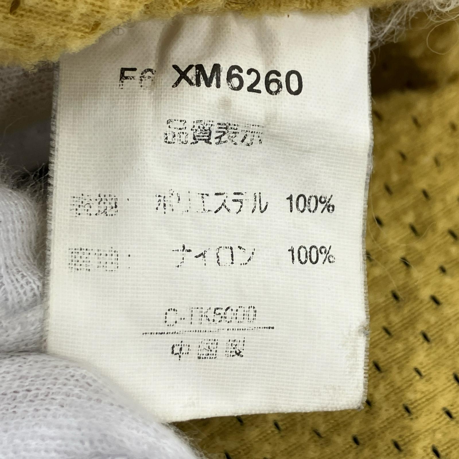 ジャケット ハーフジップ フリース 白タグ M ブラック