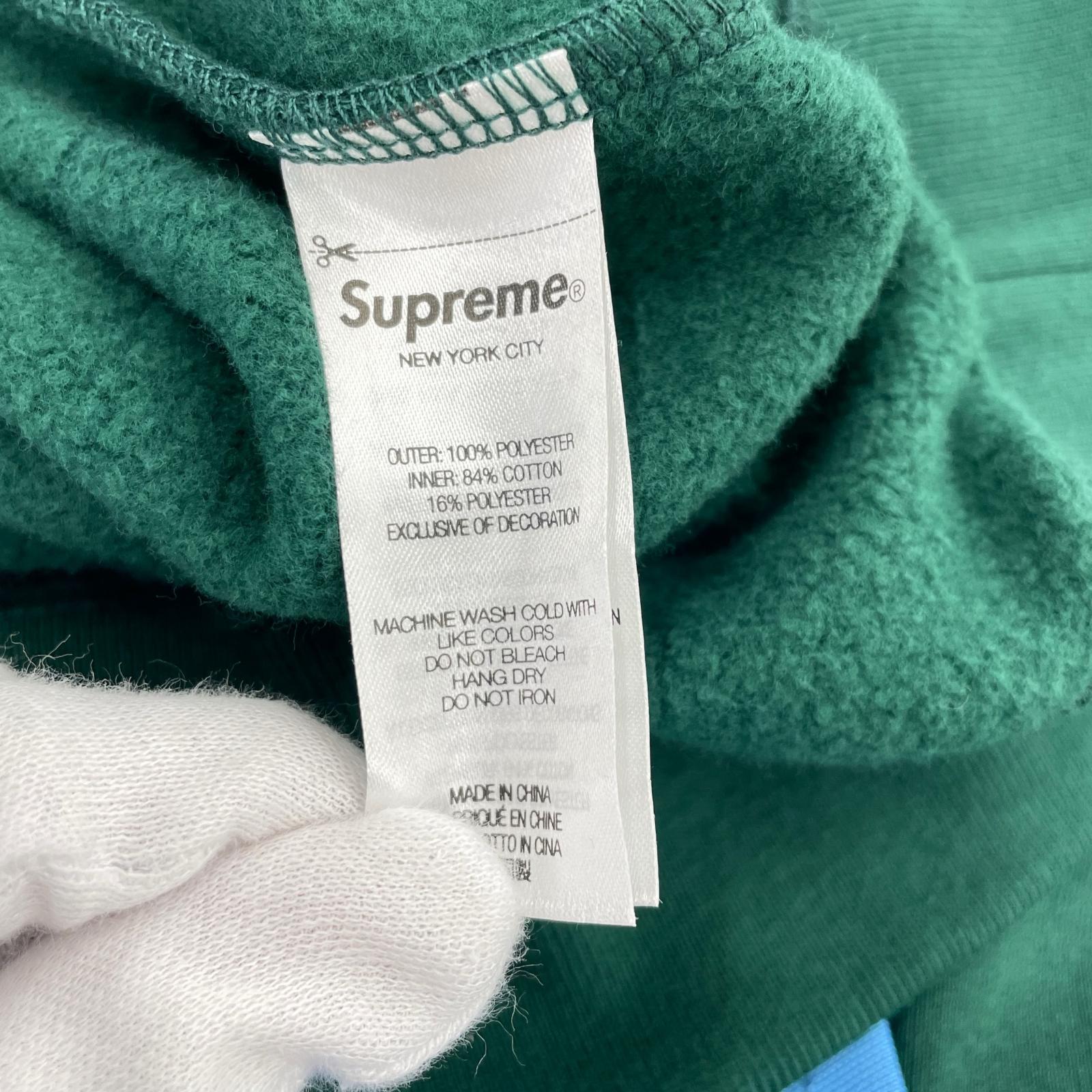 パーカー Baseball Jersey Hooded Sweat Shirt 青 緑