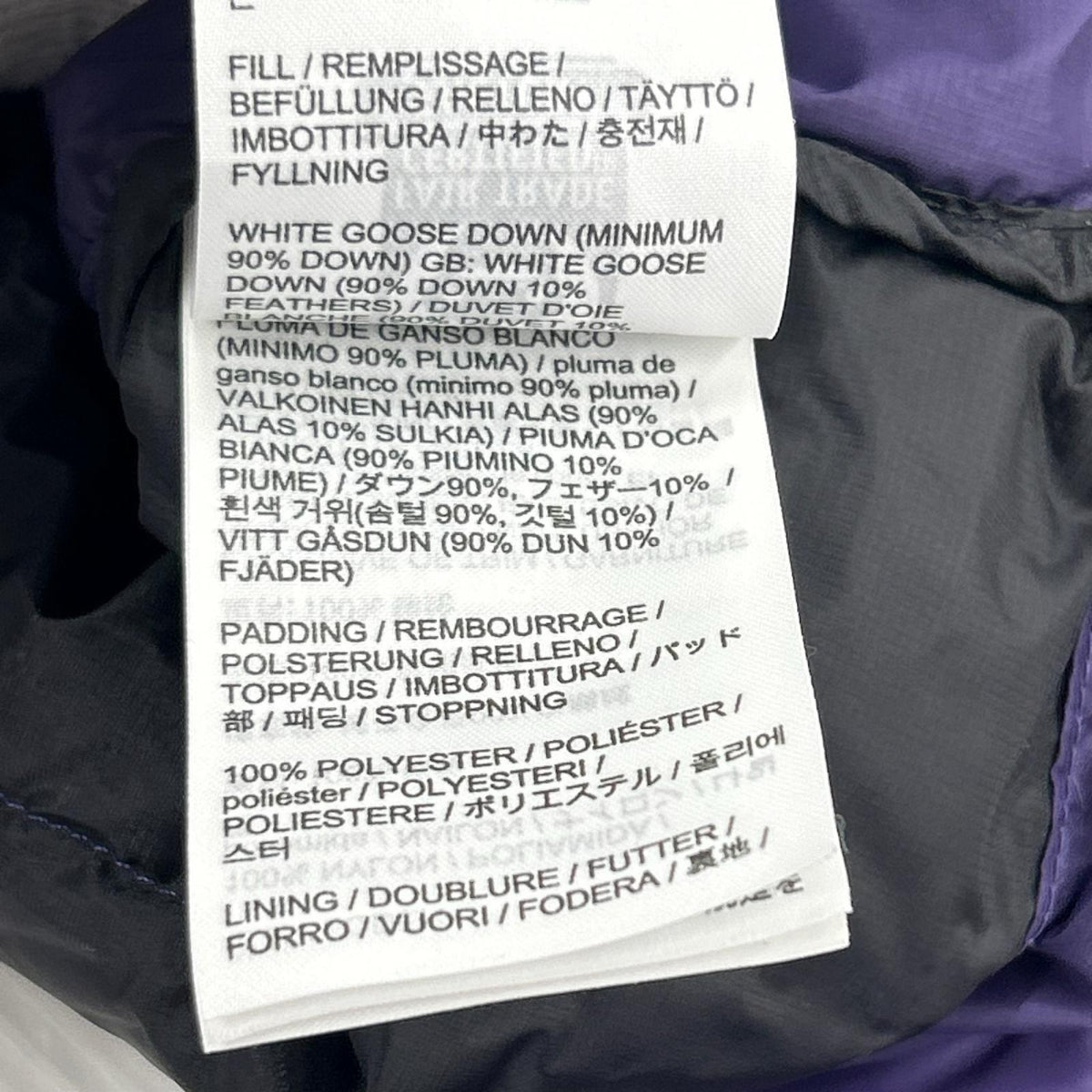 ダウンジャケット 紫 CERIUM HOODY M M パープル
