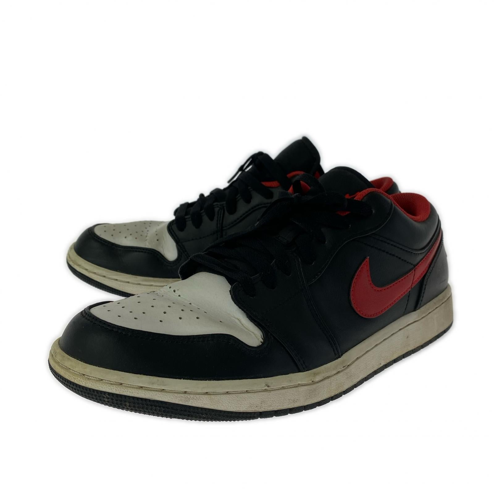 スニーカー Air Jordan 1 Low White Toe 28.5cm (US10 1/2 UK10 EU47) ブラック