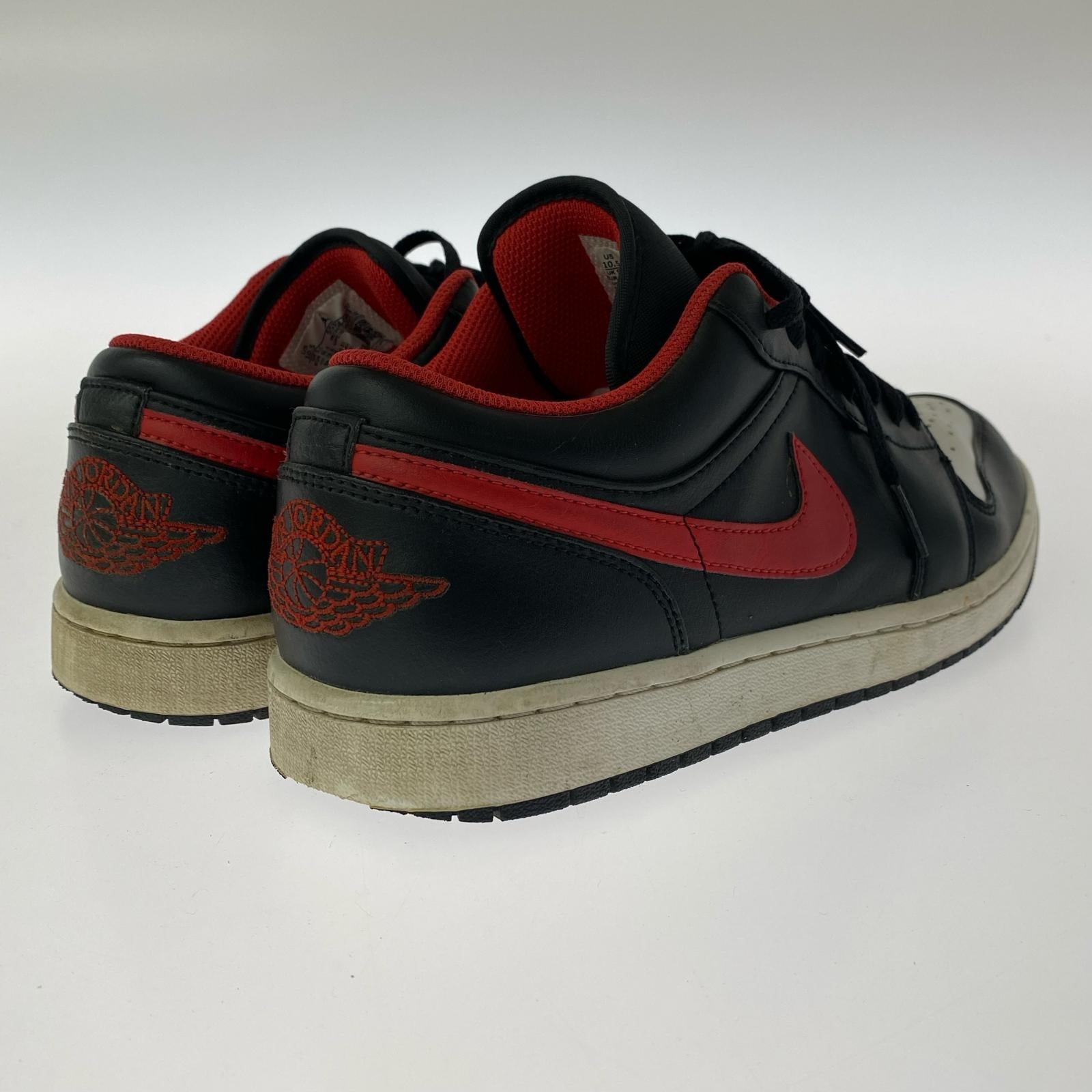 スニーカー Air Jordan 1 Low White Toe 28.5cm (US10 1/2 UK10 EU47) ブラック