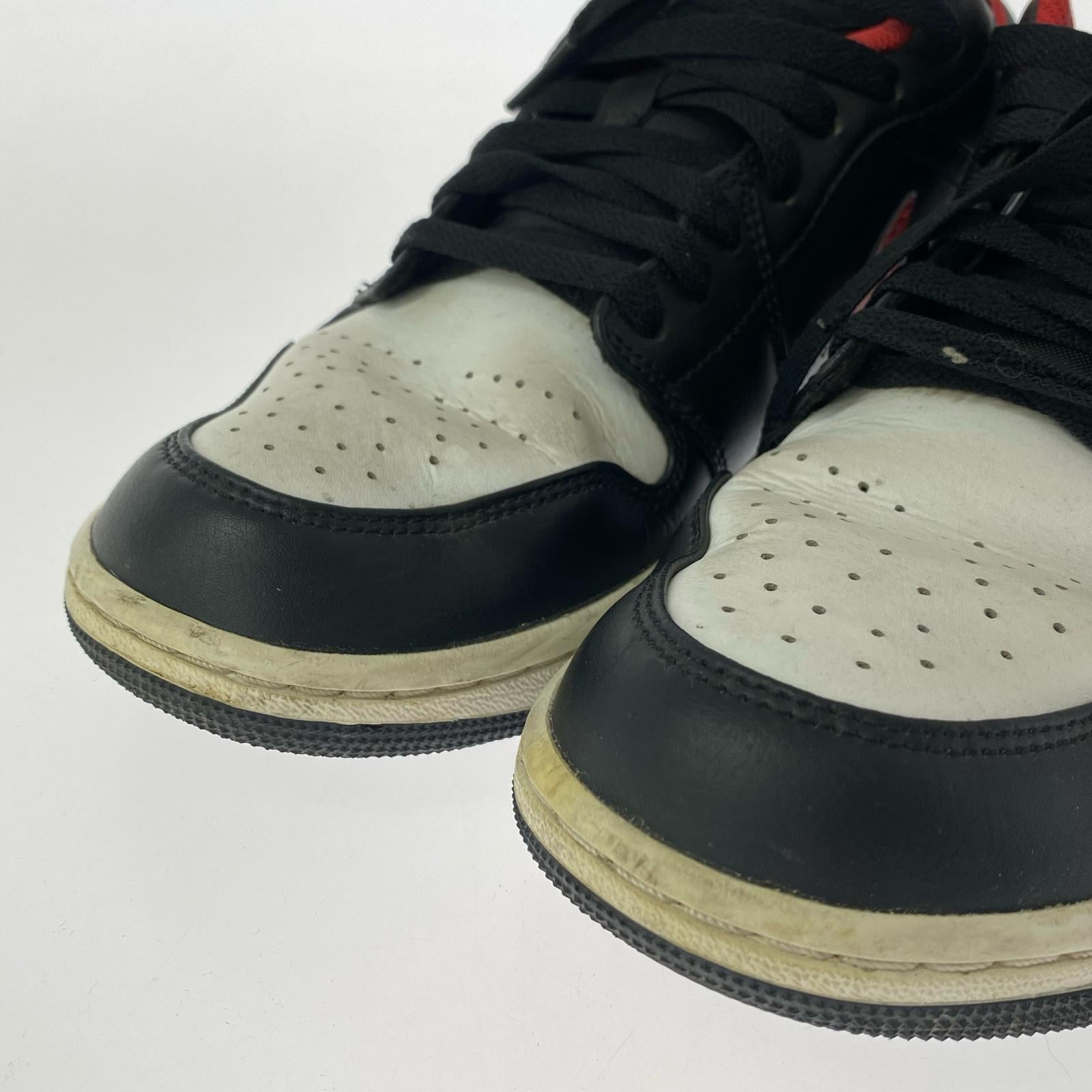 スニーカー Air Jordan 1 Low White Toe 28.5cm (US10 1/2 UK10 EU47) ブラック
