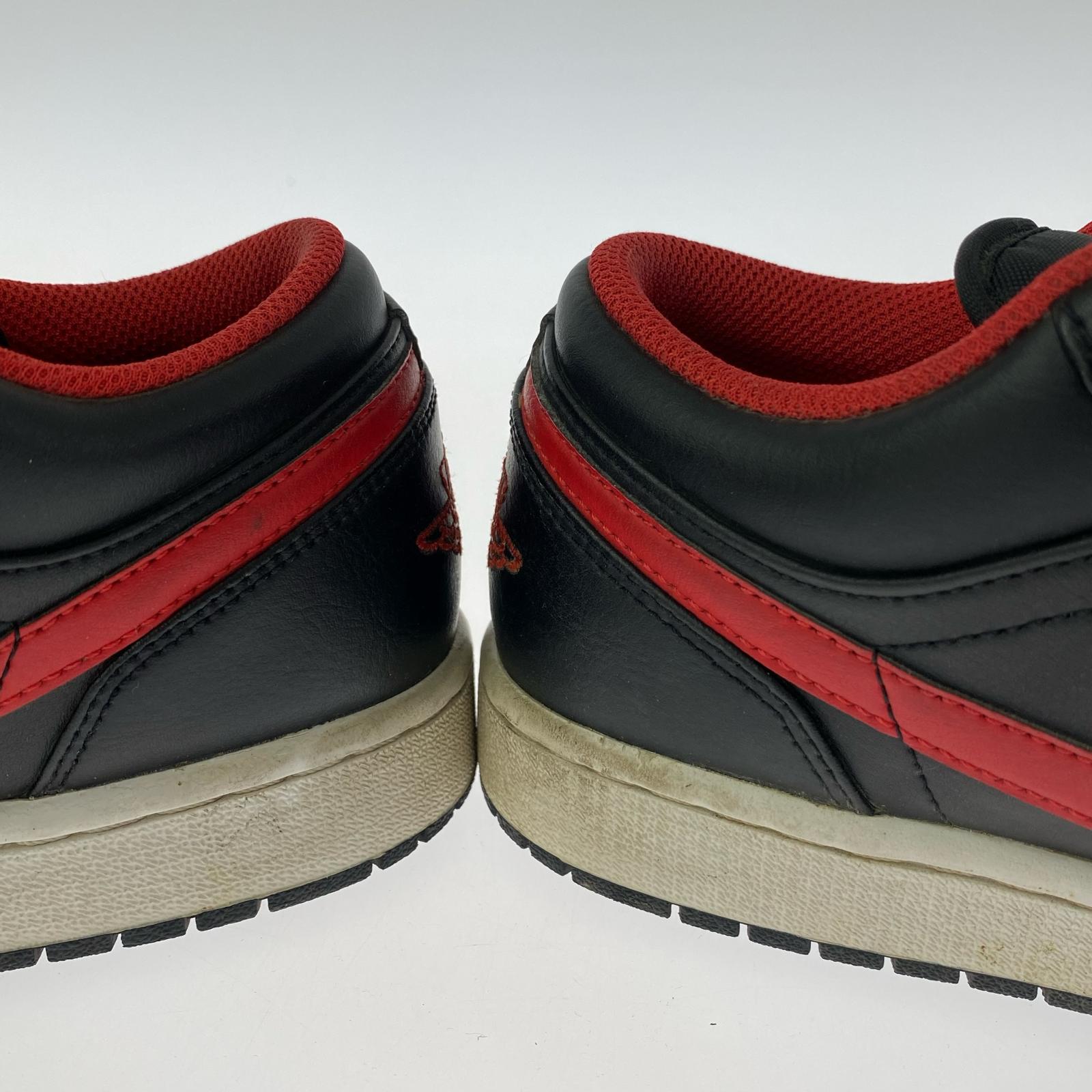 スニーカー Air Jordan 1 Low White Toe 28.5cm (US10 1/2 UK10 EU47) ブラック