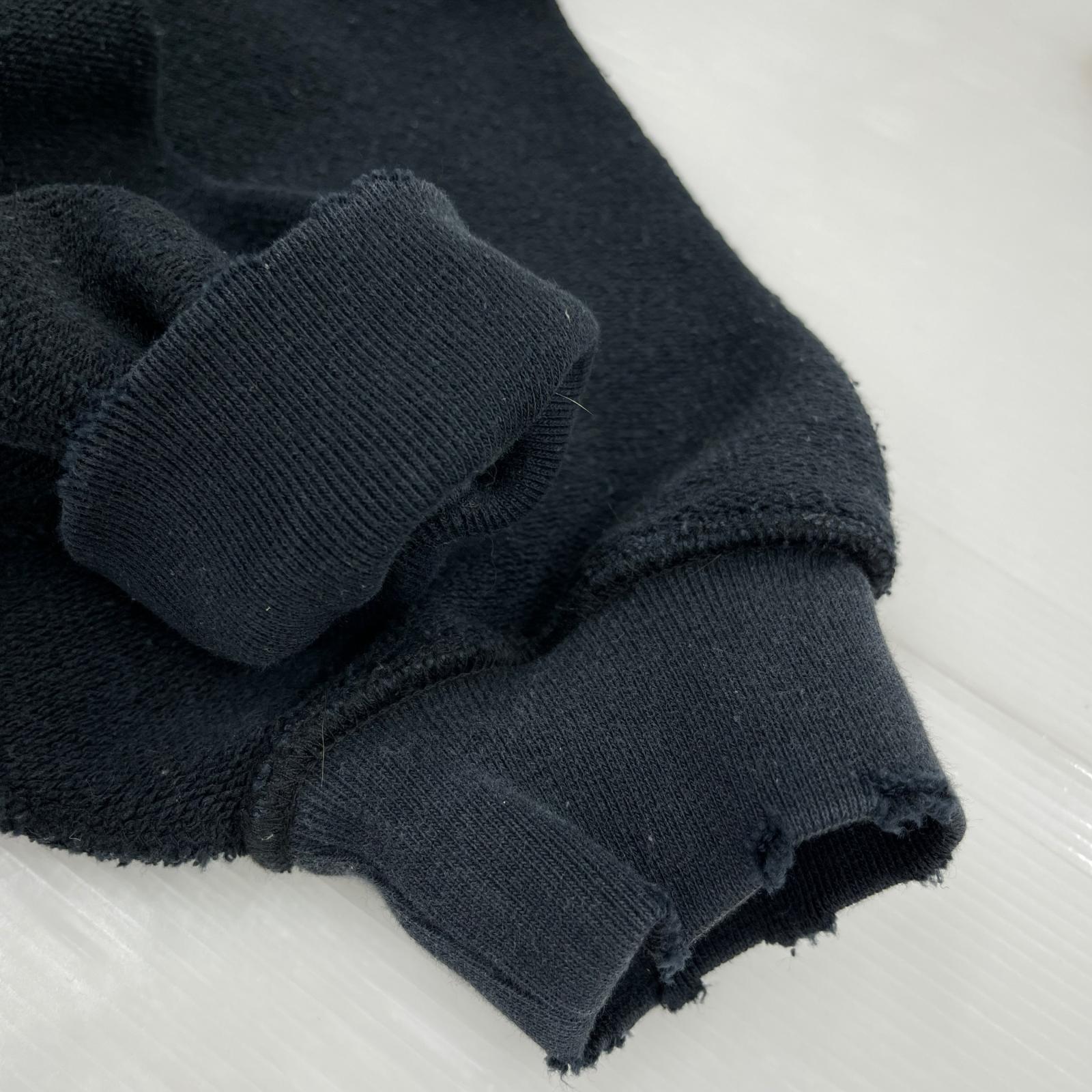 パーカー 23SS/DESTROYED JERK HOODIE ブラック