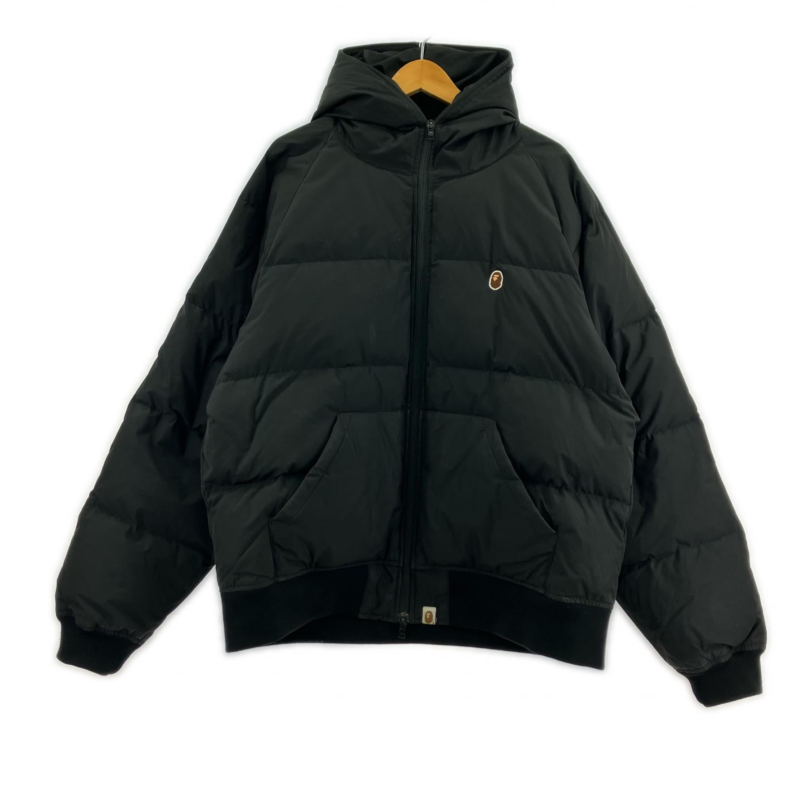 ダウンジャケット One Point Hoodie Down Jacket XL ブラック