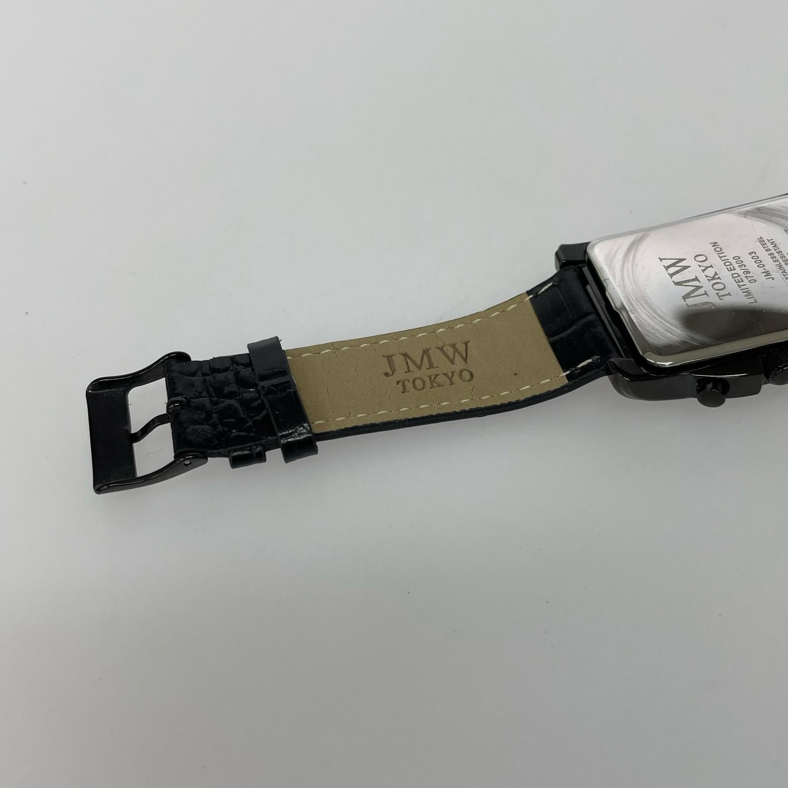 腕時計 JMW TOKYO クオーツ腕時計 JM-0003 ブラック