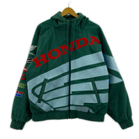 ジャケット Honda Fox Racing Puffy Zip Up Jacket (M) M グリーン