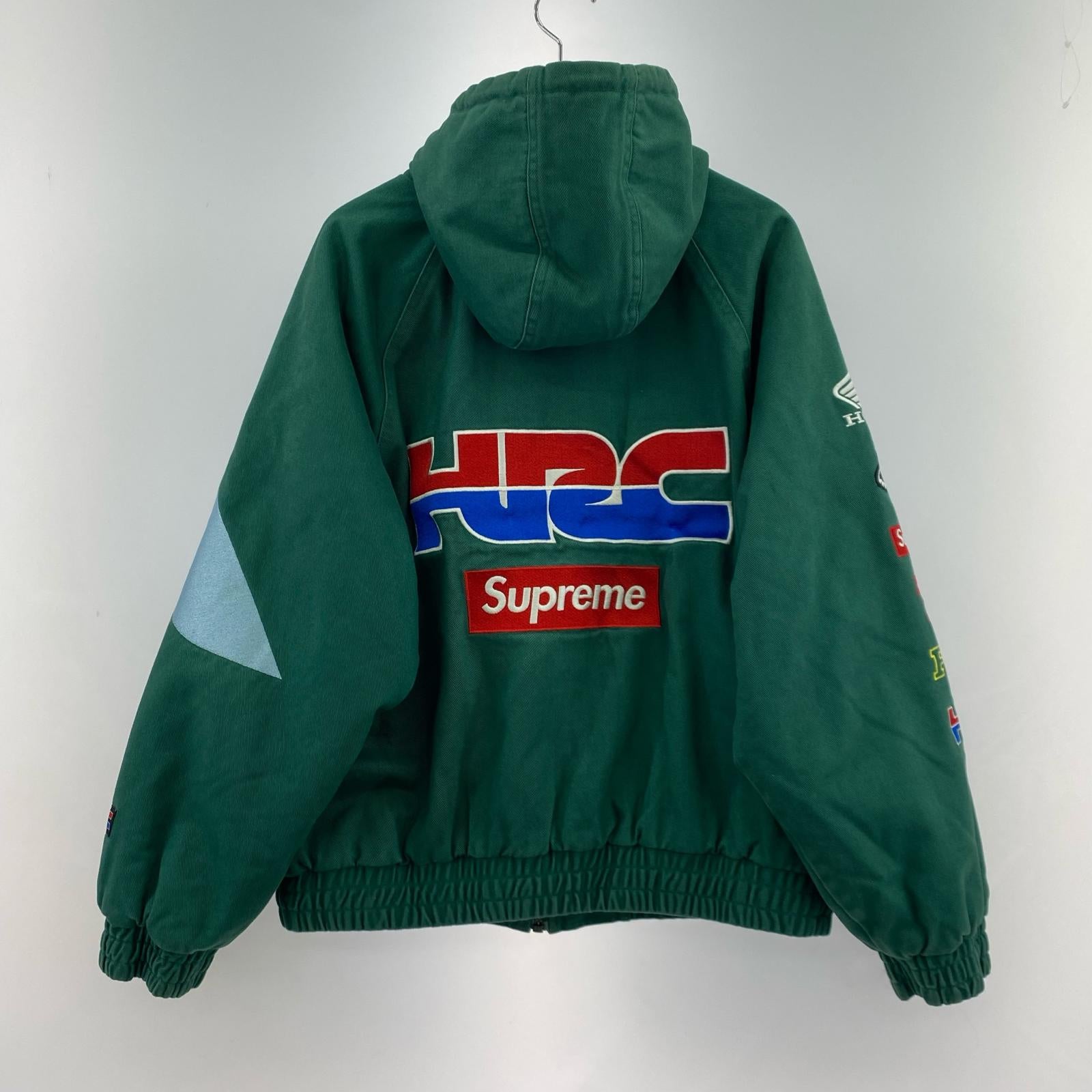 ジャケット Honda Fox Racing Puffy Zip Up Jacket (M) M グリーン