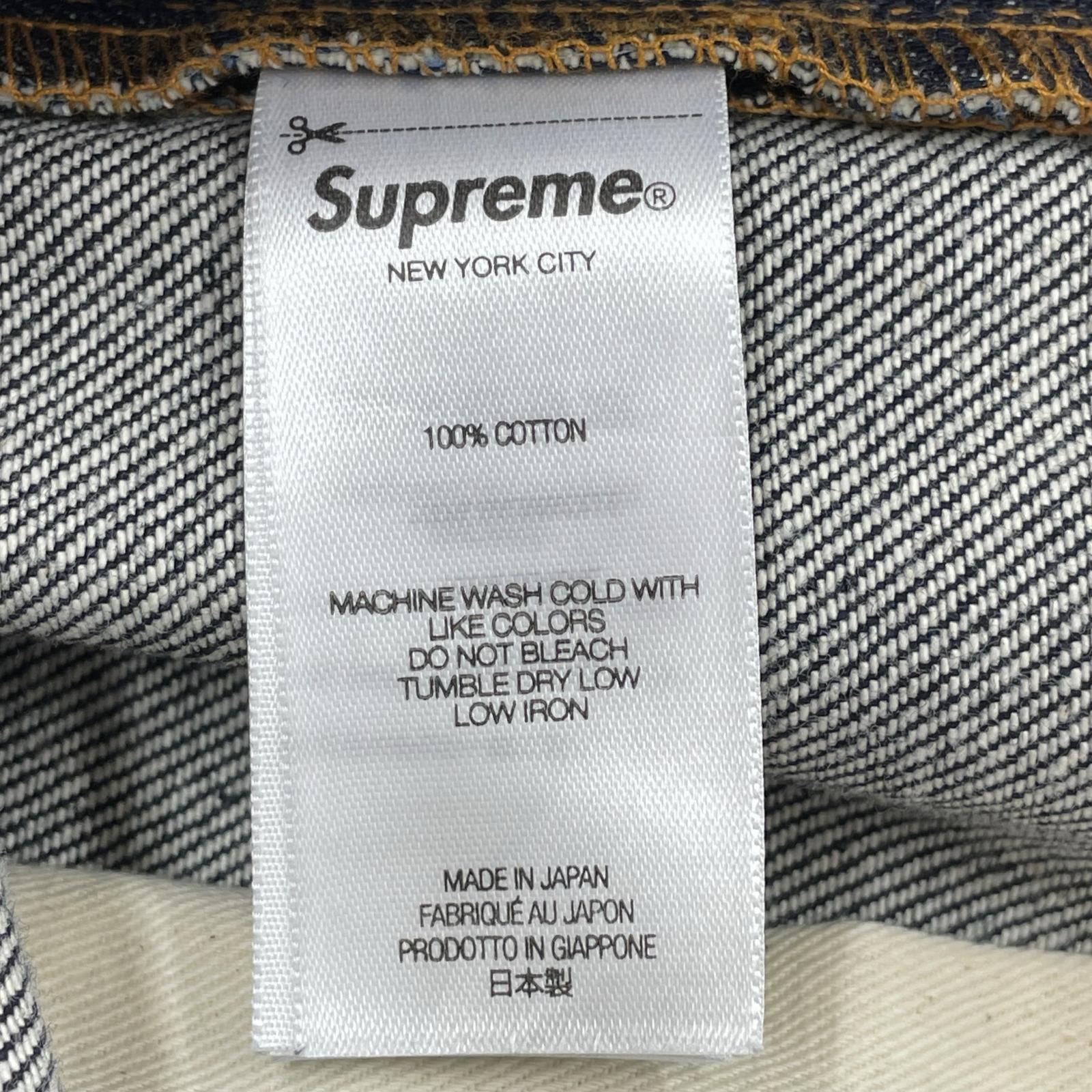 ショートパンツ Rigid Baggy Selvedge Denim Short (W34) 34 ネイビー