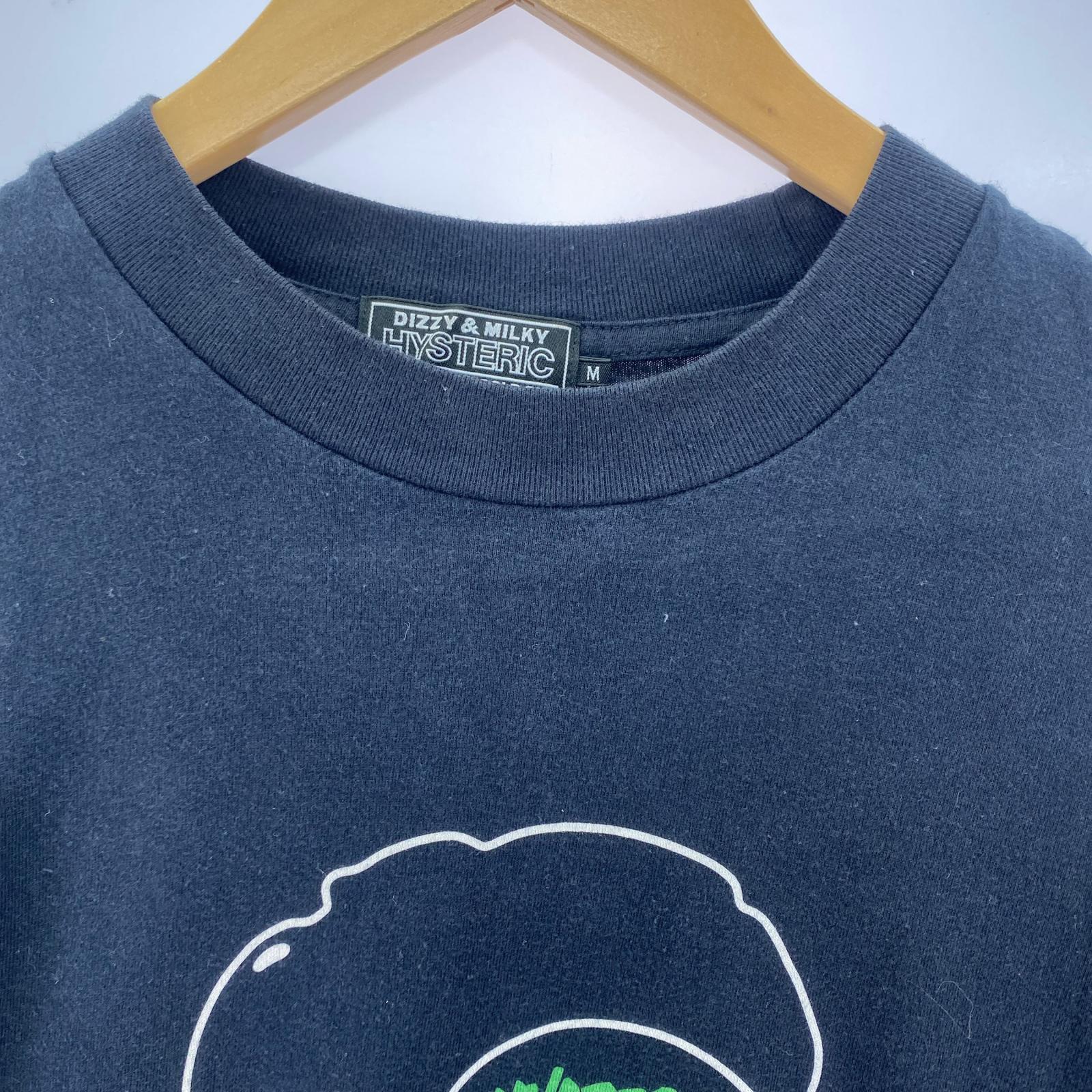 長袖Tシャツ 23SS プリント 黒 (M) M ブラック