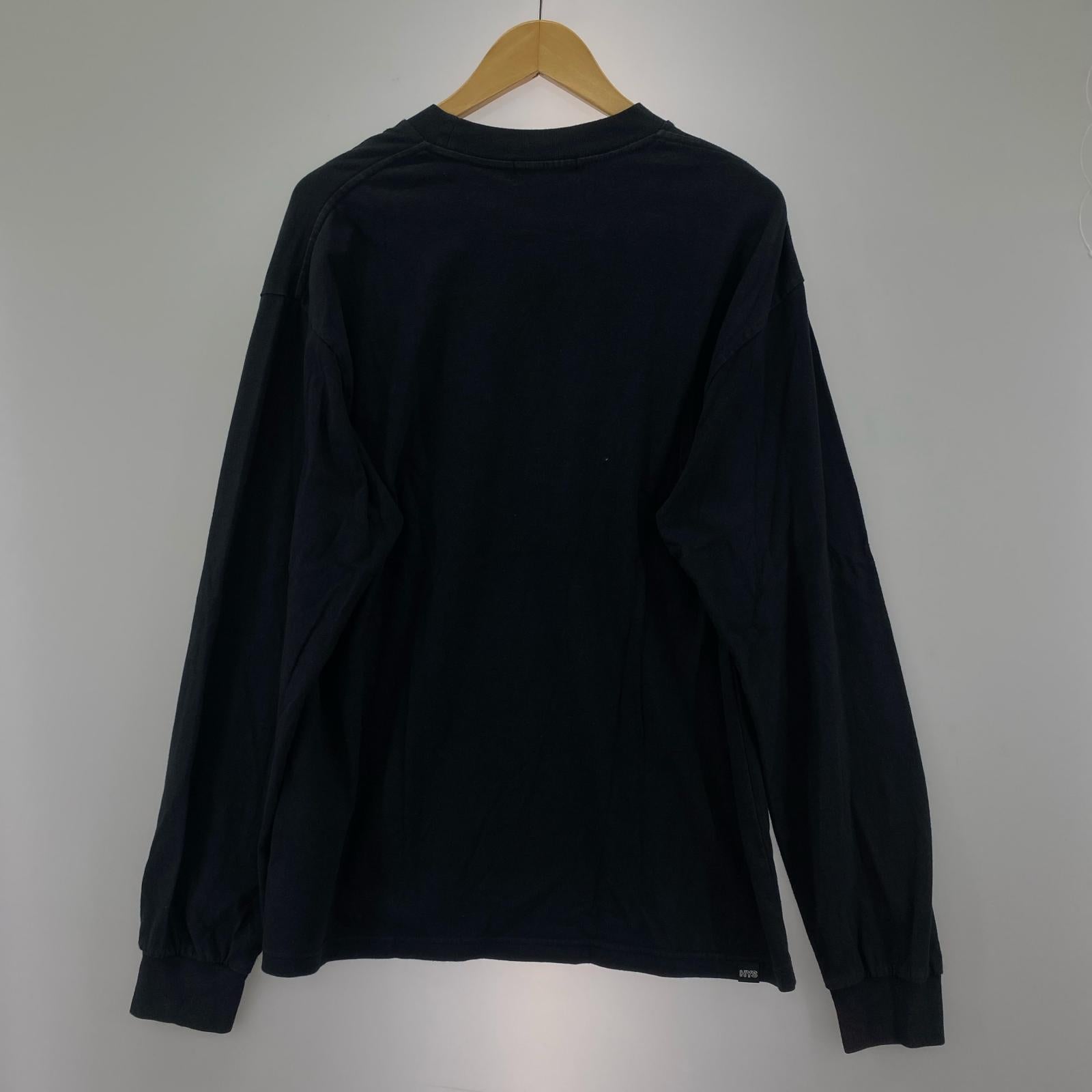 長袖Tシャツ 23SS プリント 黒 (M) M ブラック