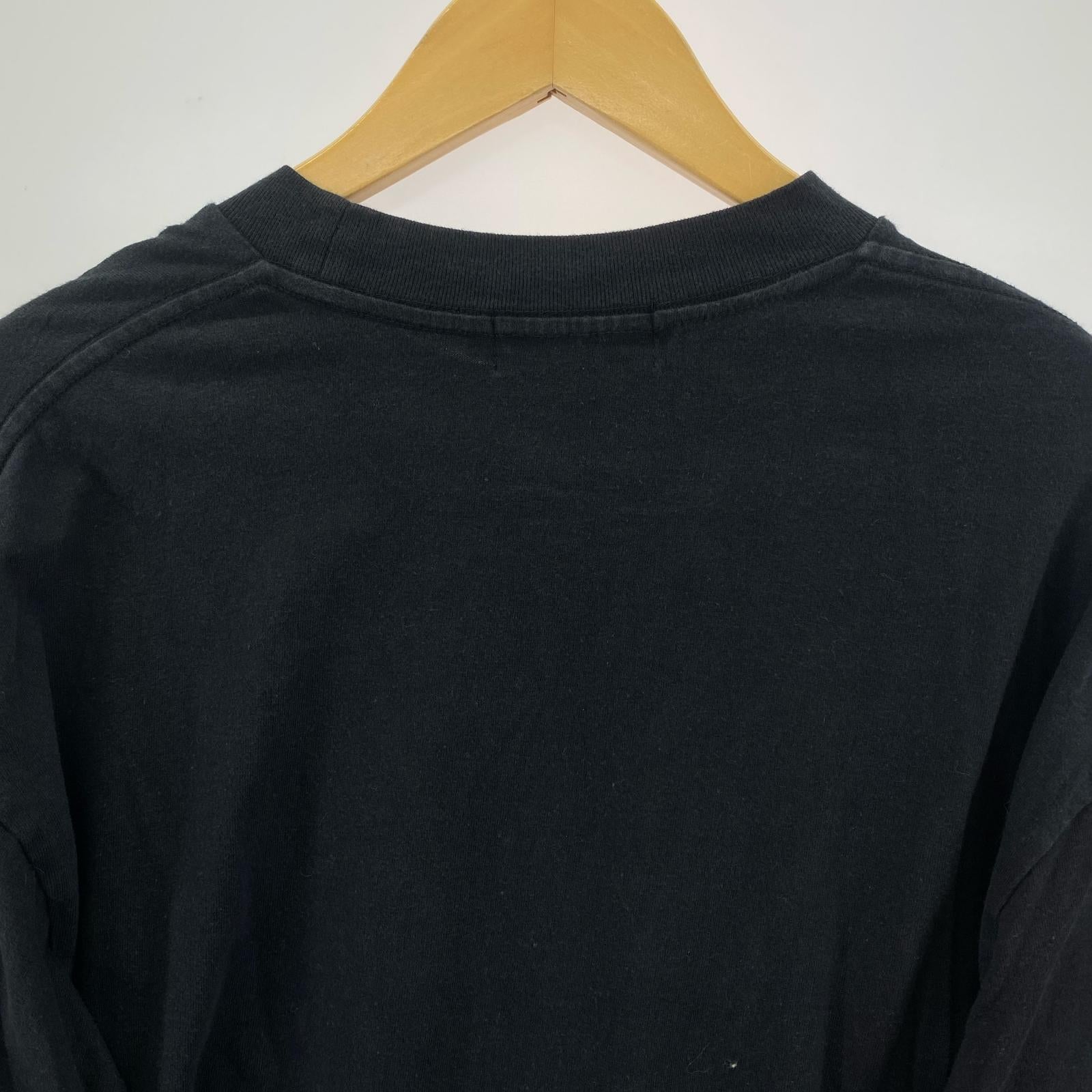 長袖Tシャツ 23SS プリント 黒 (M) M ブラック