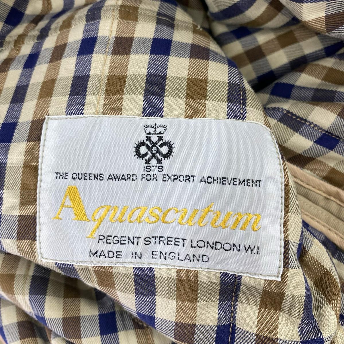 ジャケット 80s AQUASCUTUM コート ベージュ ベージュ