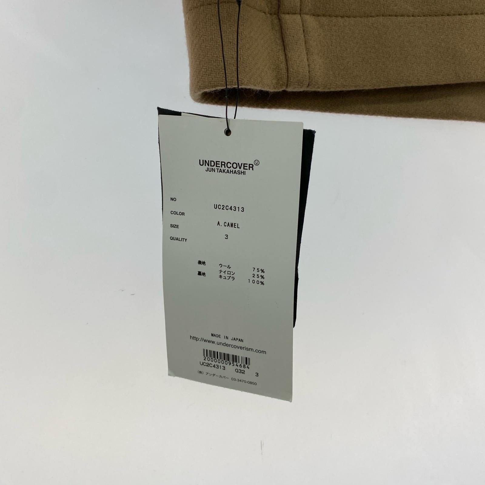 ジャケット 23AW 袖ZIPウールジャケット (3) 茶 3 ブラウン