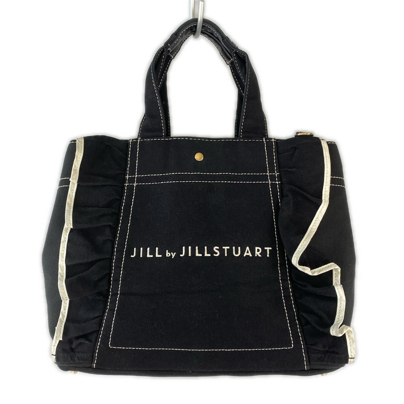 ハンドバッグ フリルトートバッグ BLK ブラック